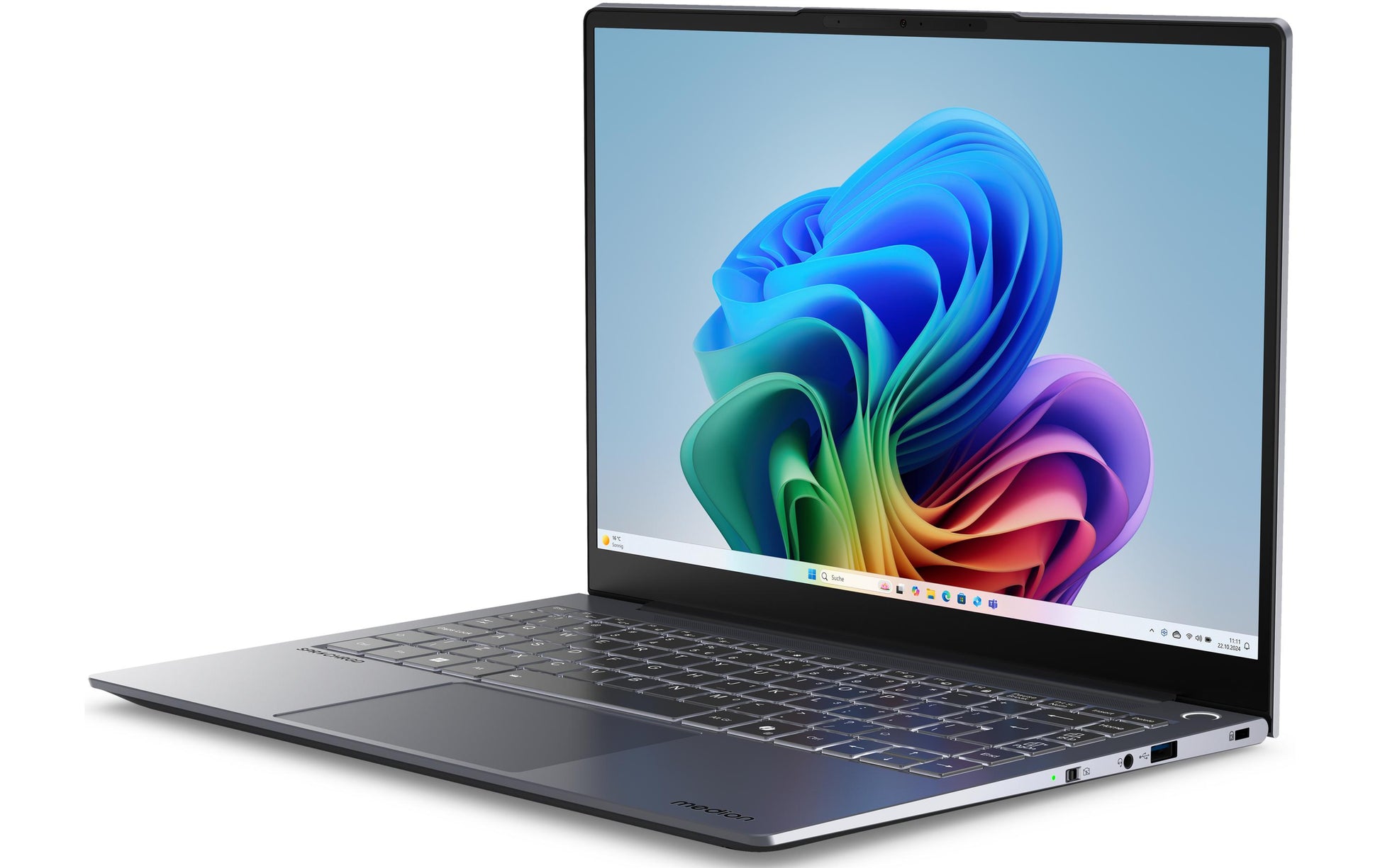 Medion SPRCHRGD 14 S2 – 14" WQXGA+, Core Ultra 7 258V, 32 GB, 1 TB SSD, Win 11 Home, QWERTZ (CH)