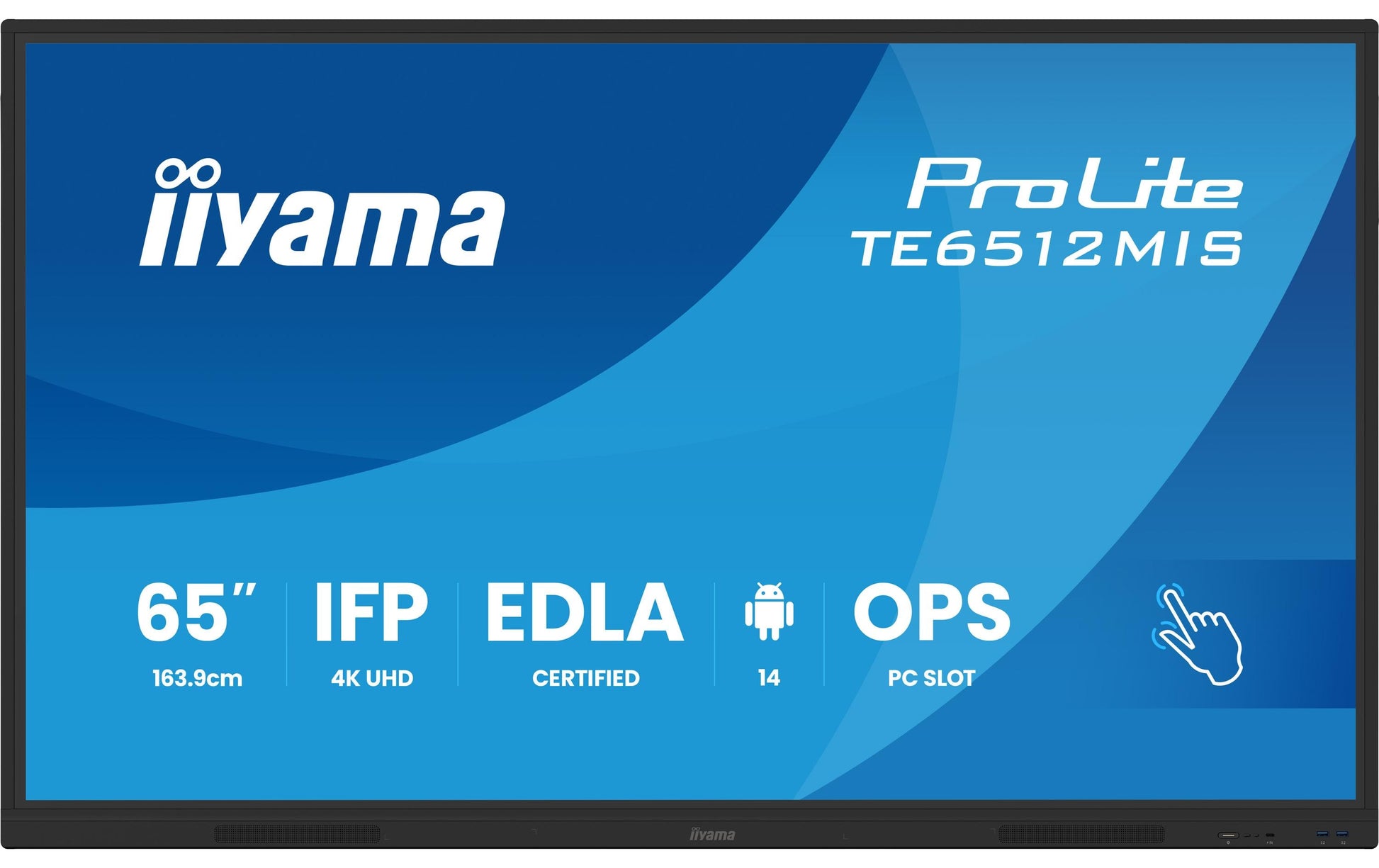 iiyama ProLite TE6512MIS-B4AG – Signage-Display, 65", Ultra HD 4K, 400 cd/m², VA
