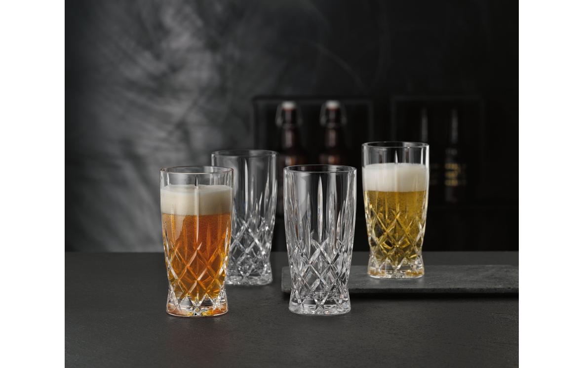 Nachtmann Trinkglas – 4er Set, 350 ml, Ø 7,5 cm, H 14,6 cm, Kristallglas, Transparent, spülmaschinenfest