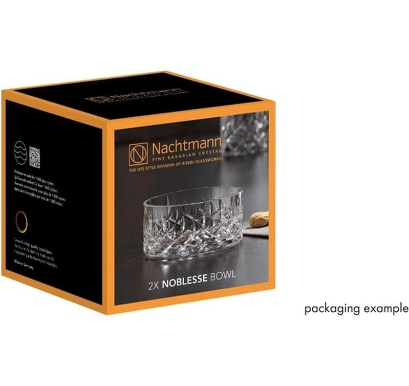Nachtmann Dessertschale Noblesse – 2er Set, 310 ml, Ø 11 cm, Glas, Transparent, spülmaschinenfest