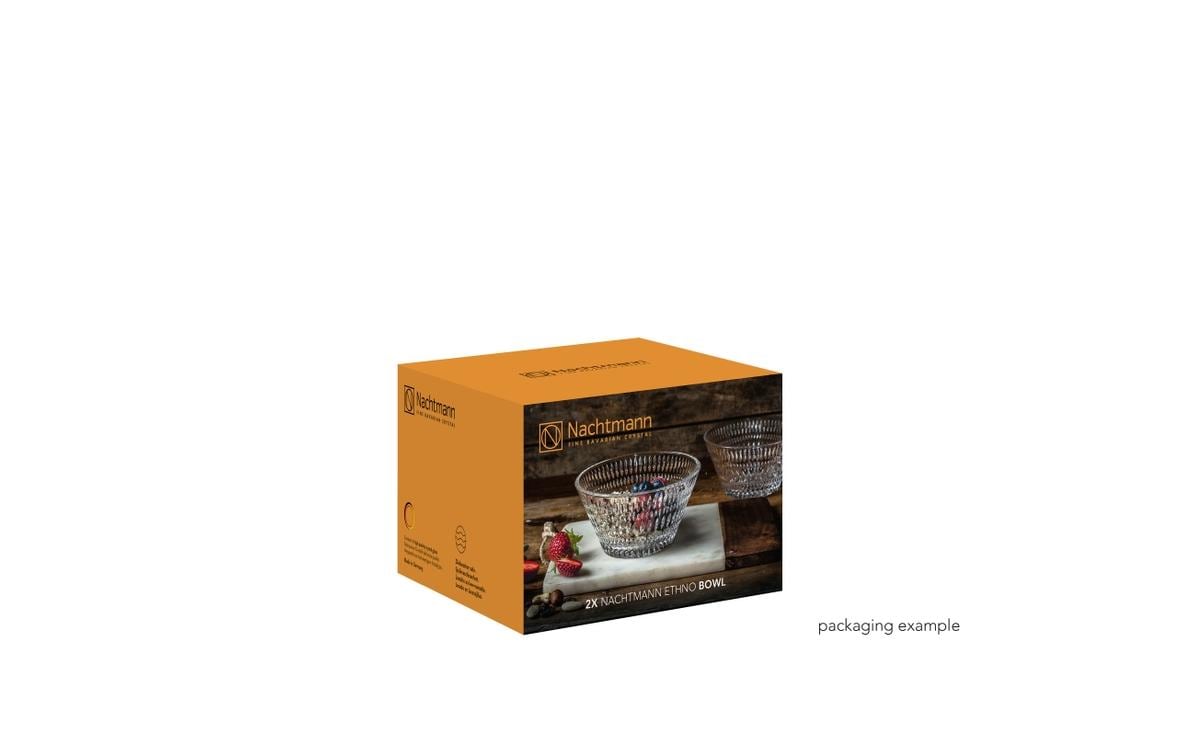Nachtmann Dessertschale – 2er Set, 740 ml, Ø 16,5 cm, Kristallglas, Transparent, spülmaschinenfest