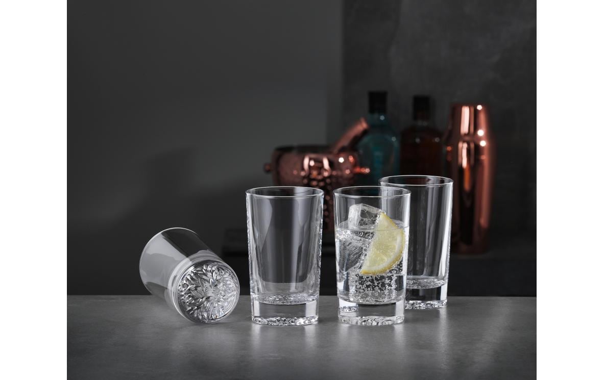 Spiegelau Longdrinkglas Lounge 2.0 – 4er Set, 247 ml, Ø 7,1 cm, Glas, Transparent, spülmaschinenfest