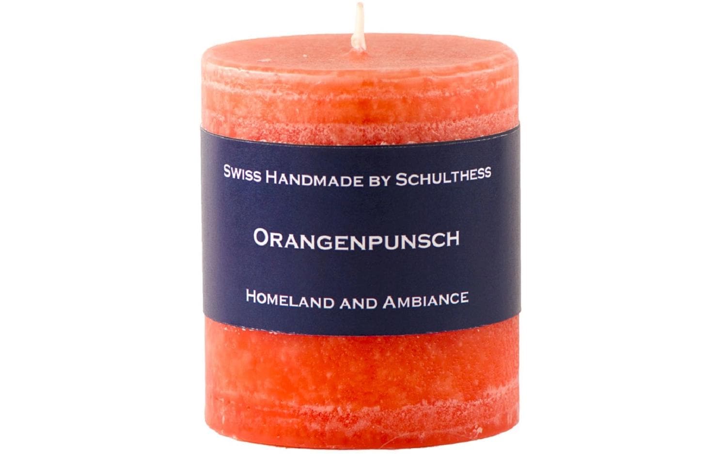 Schulthess Kerzenhandwerk Duftkerze – Zimt, Gewürznelke & Orange – Ø 7 × 8 cm – 4-teilig