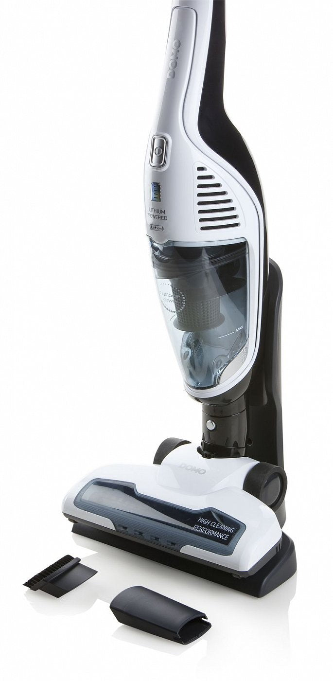 Domo Stielstaubsauger DO217SV – 90 W, 0,5 l, Akkubetrieb, 14,4 V