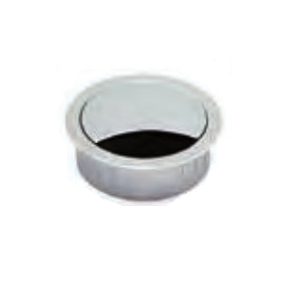 Bachmann Aufputz-Box Ø 88 mm × 21 mm, Kunststoff – grau