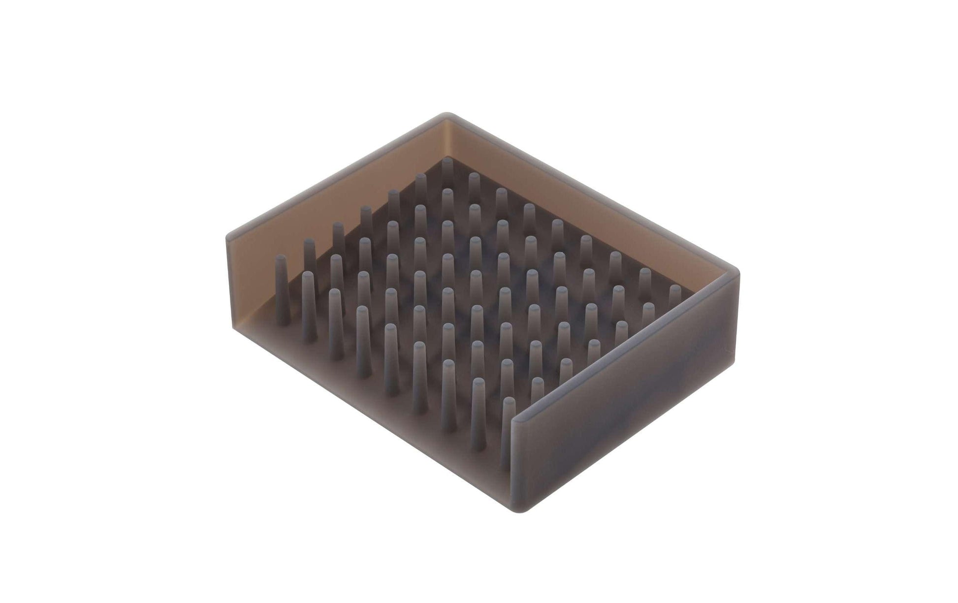 Yamazaki Seifenschale FLOAT – Silikon, 11×8,5×3 cm, Schwarz
