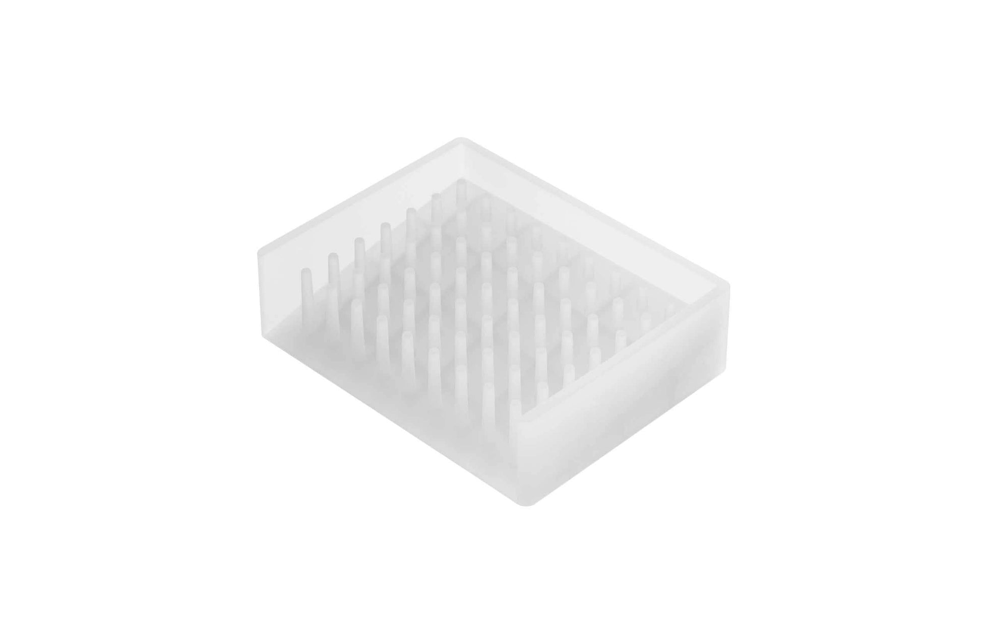 Yamazaki Seifenschale FLOAT – 11×8,5×3 cm, Silikon, Weiss