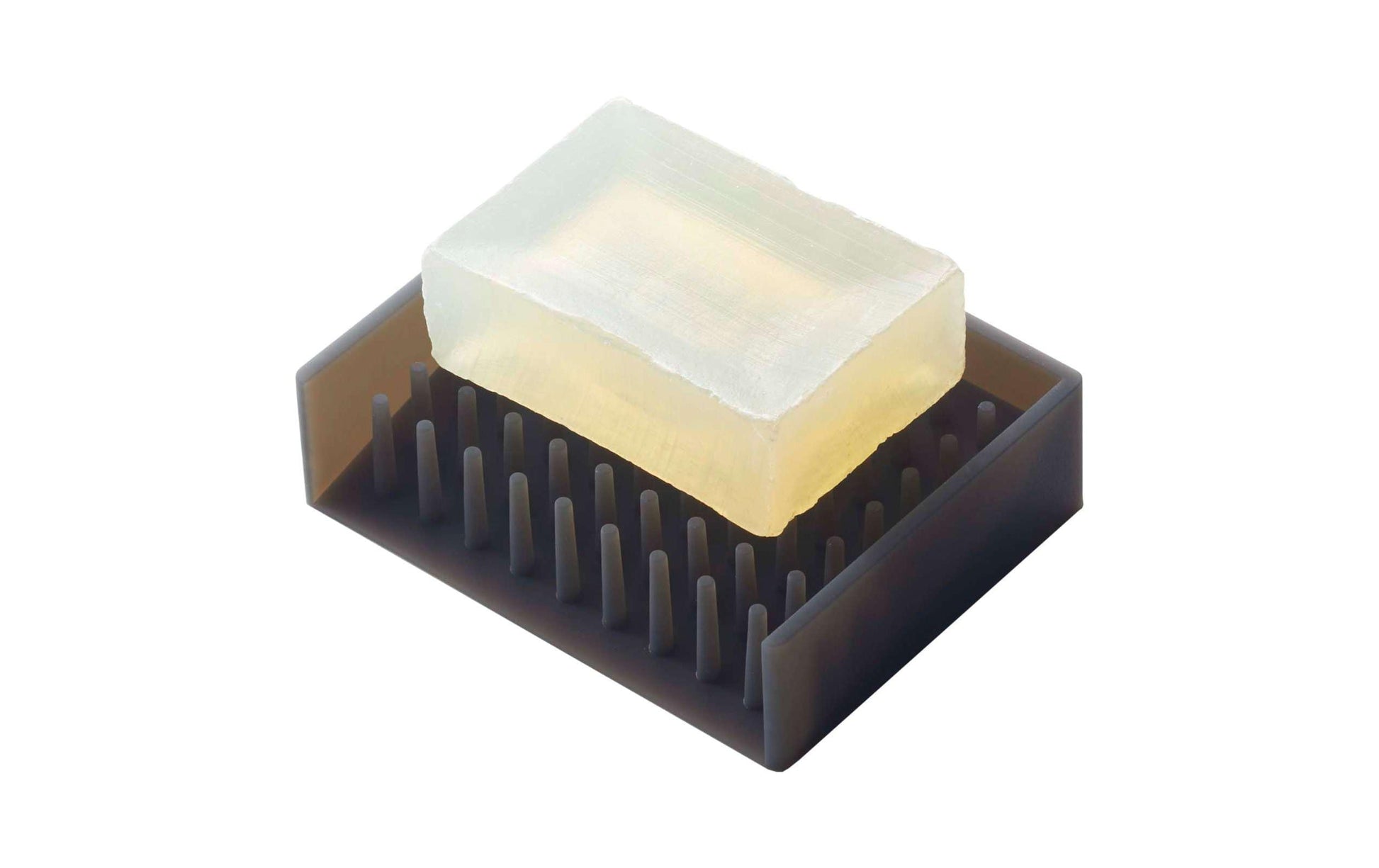 Yamazaki Seifenschale FLOAT – Silikon, 11×8,5×3 cm, Schwarz