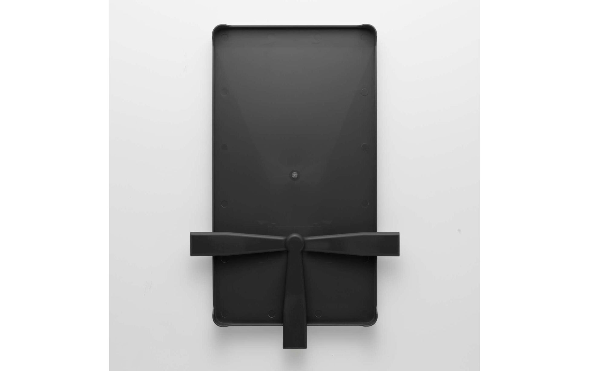 Yamazaki Abtropfgestell 42 × 23 × 17 cm, Edelstahl/Kunststoff (ABS), mit Besteckhalter, schwarz