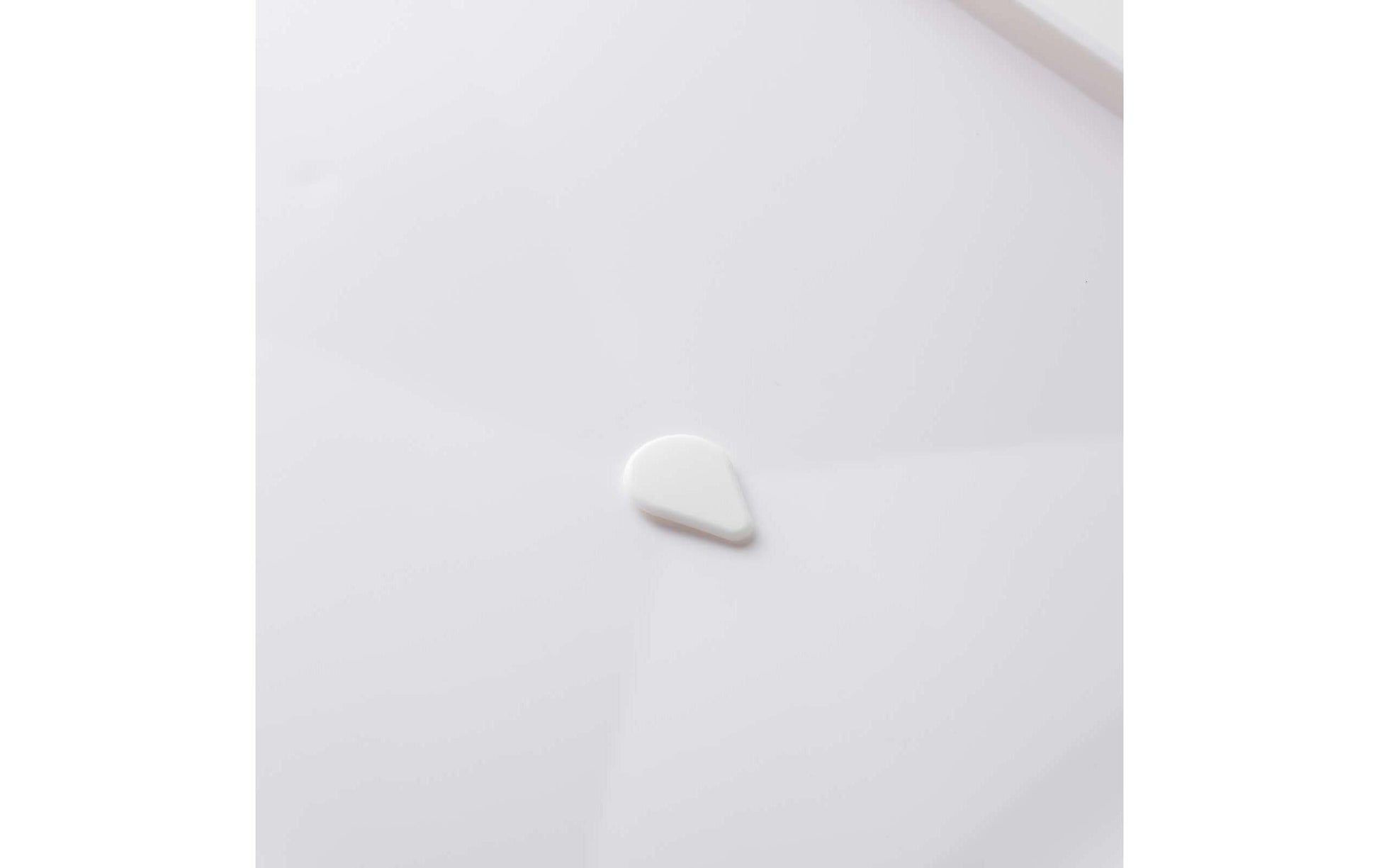 Yamazaki Abtropfgestell, 42 × 23 × 17 cm, Edelstahl/Kunststoff, mit Besteckhalter, Weiss