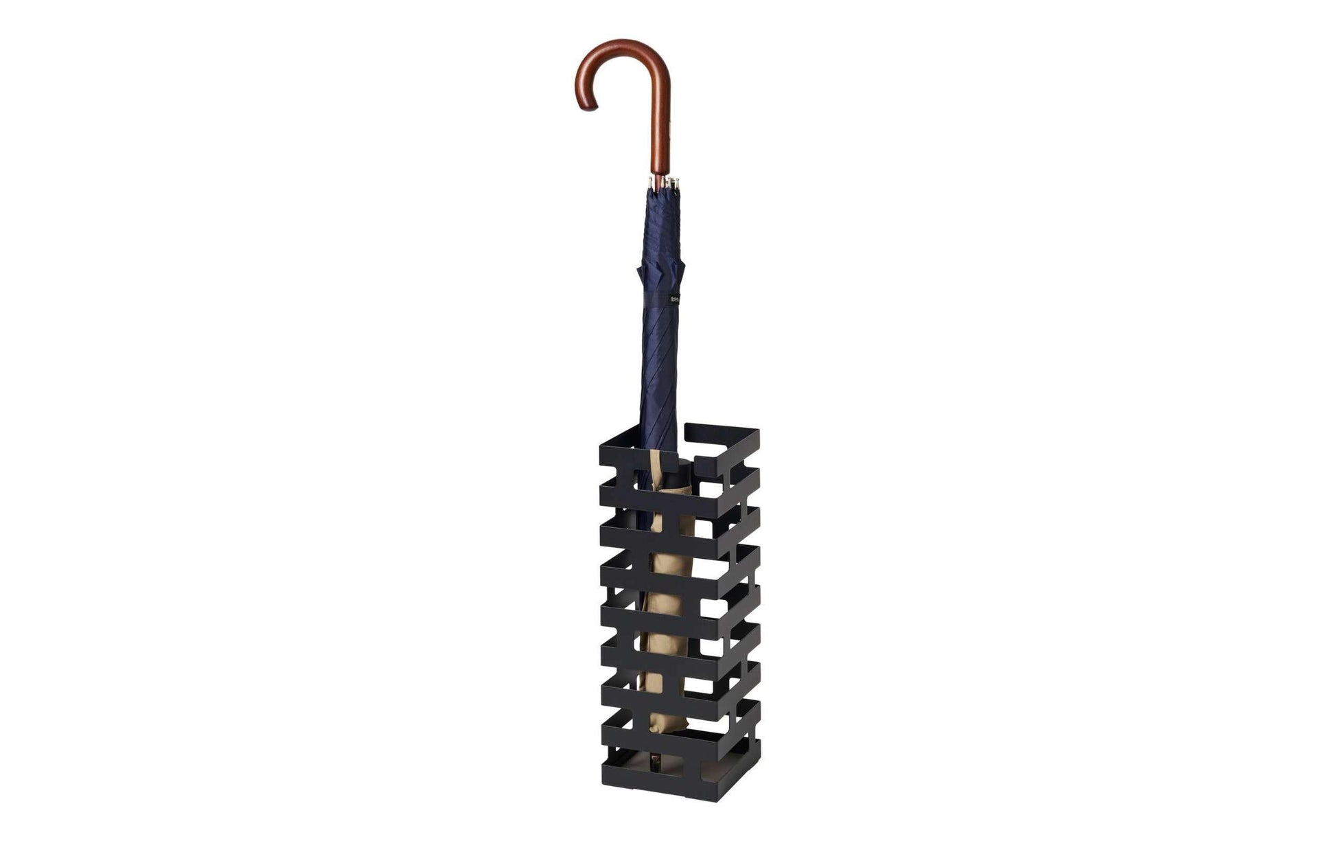 Yamazaki Schirmständer – Metall – Schwarz – Ø 150 × H 430 mm