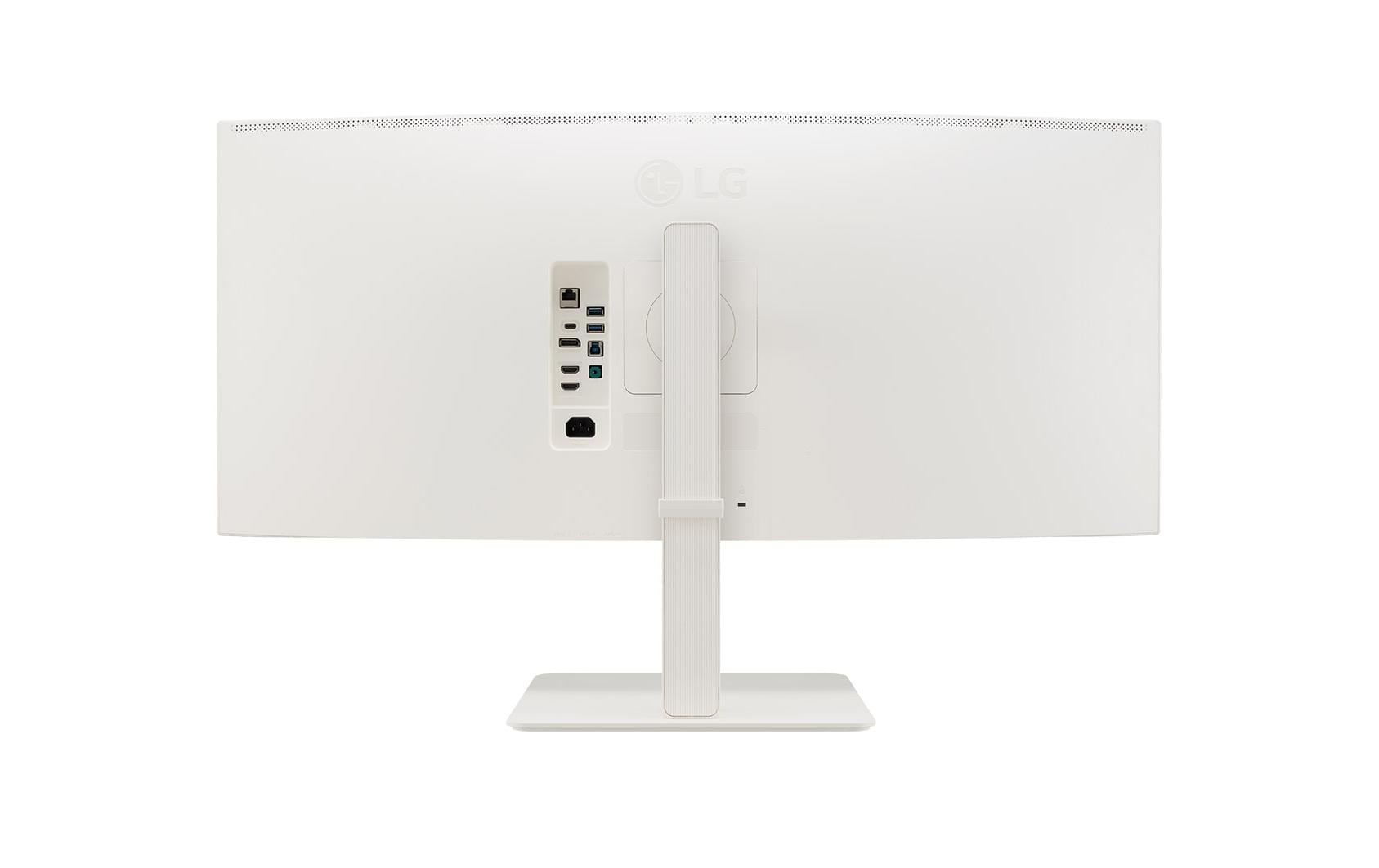 LG 38BR85QC-W – Monitor, 38", Nano-IPS, 144 Hz, 450 cd/m², KVM, USB-C, VESA 100 × 100, Weiss
