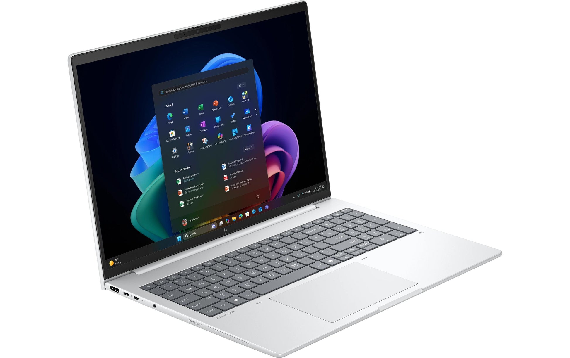 HP EliteBook 8 G1A RAI7-350, 24 GB, 512 GB, 16,0" WUXGA, Windows 11 Pro