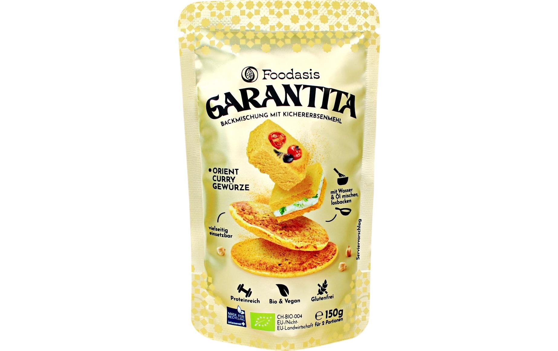 Foodasis Bio Backmischung Curry, glutenfrei – 150 g