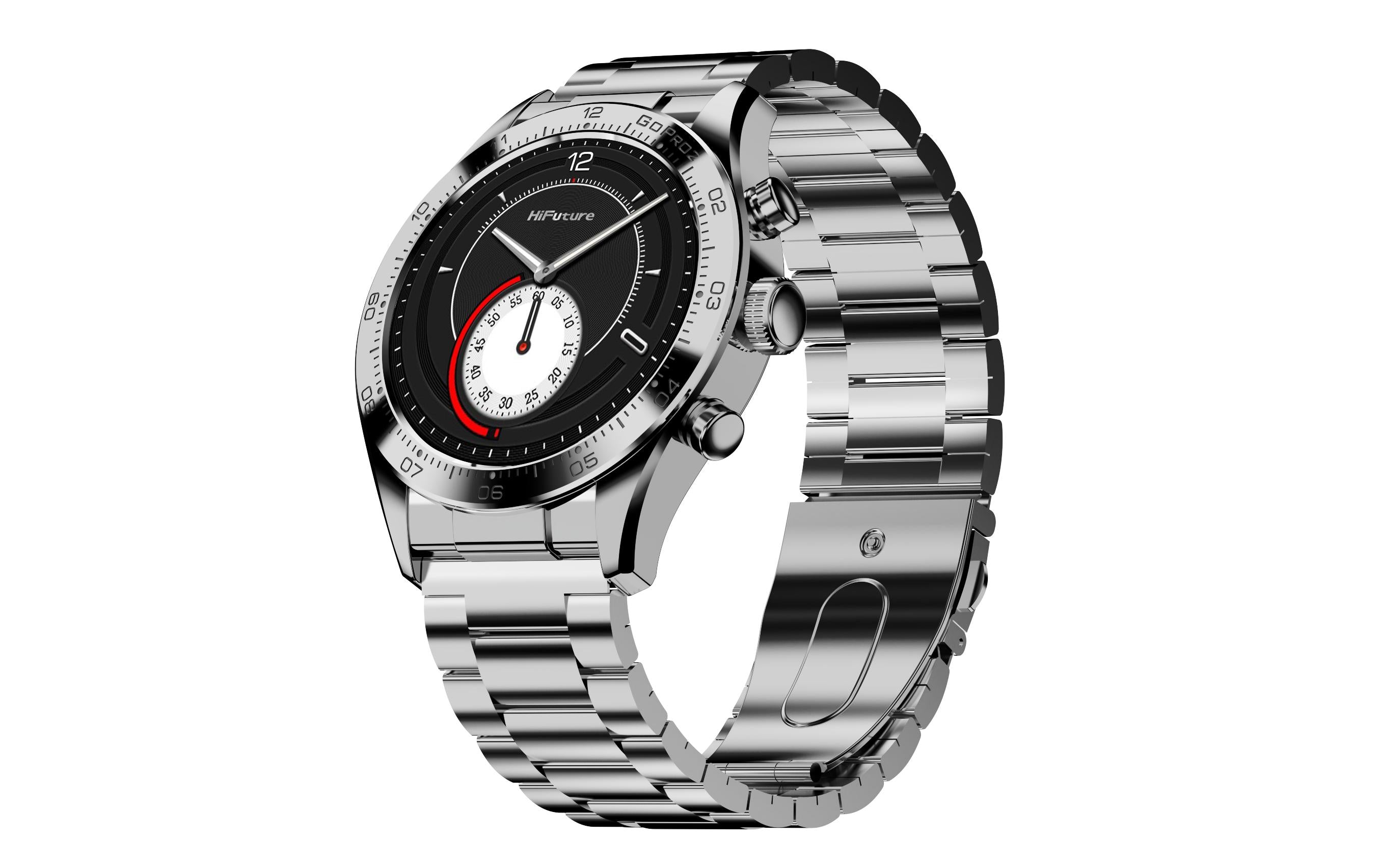 Hifuture Smartwatch GO PRO 2 – Silber, wasserdicht