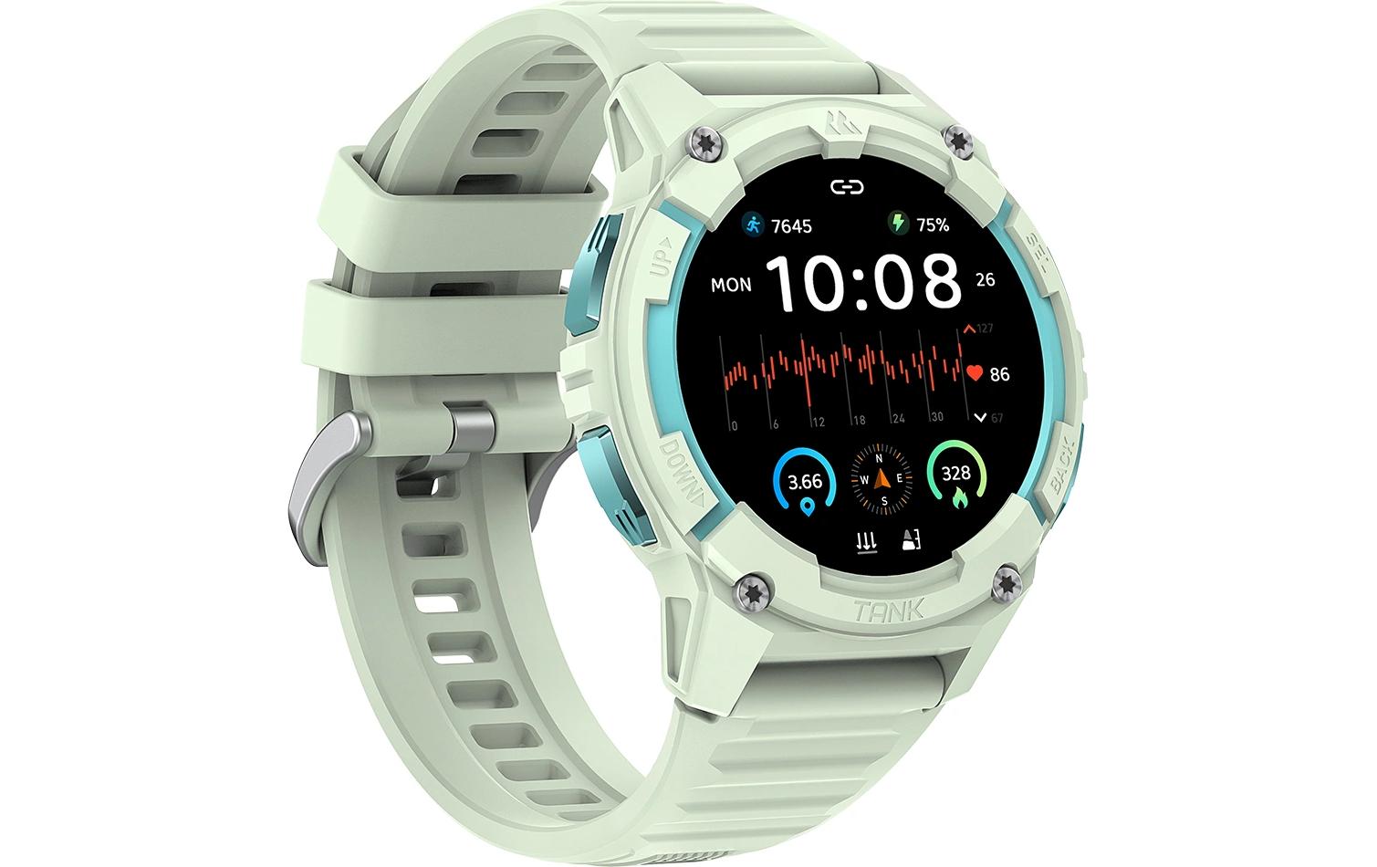 Kospet Tank S2 – Smartwatch – 48 mm, Bluetooth, AMOLED, IP69K, Grün