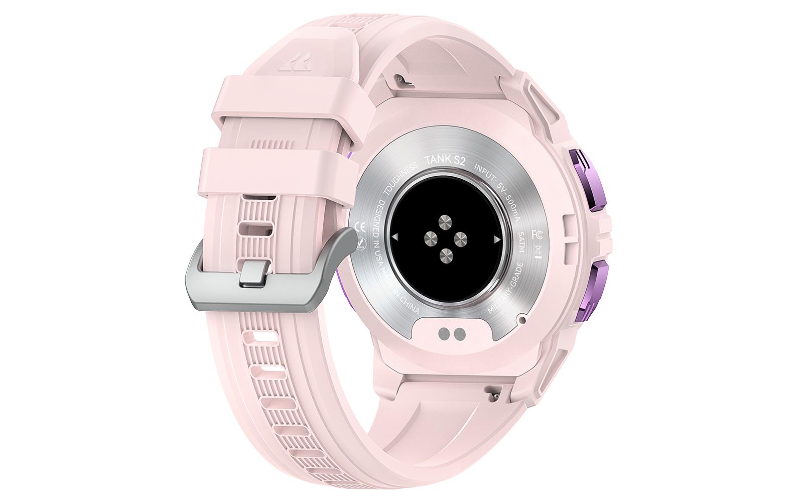 KOSPET Tank S2 – Smartwatch – 48 mm, Bluetooth, AMOLED, IP69K, Silber