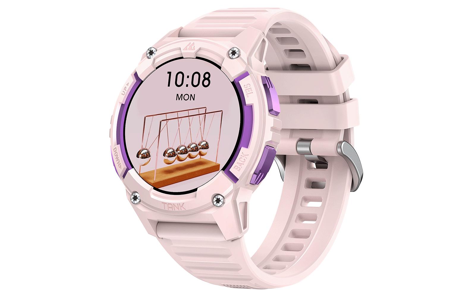 KOSPET Tank S2 – Smartwatch – 48 mm, Bluetooth, AMOLED, IP69K, Silber