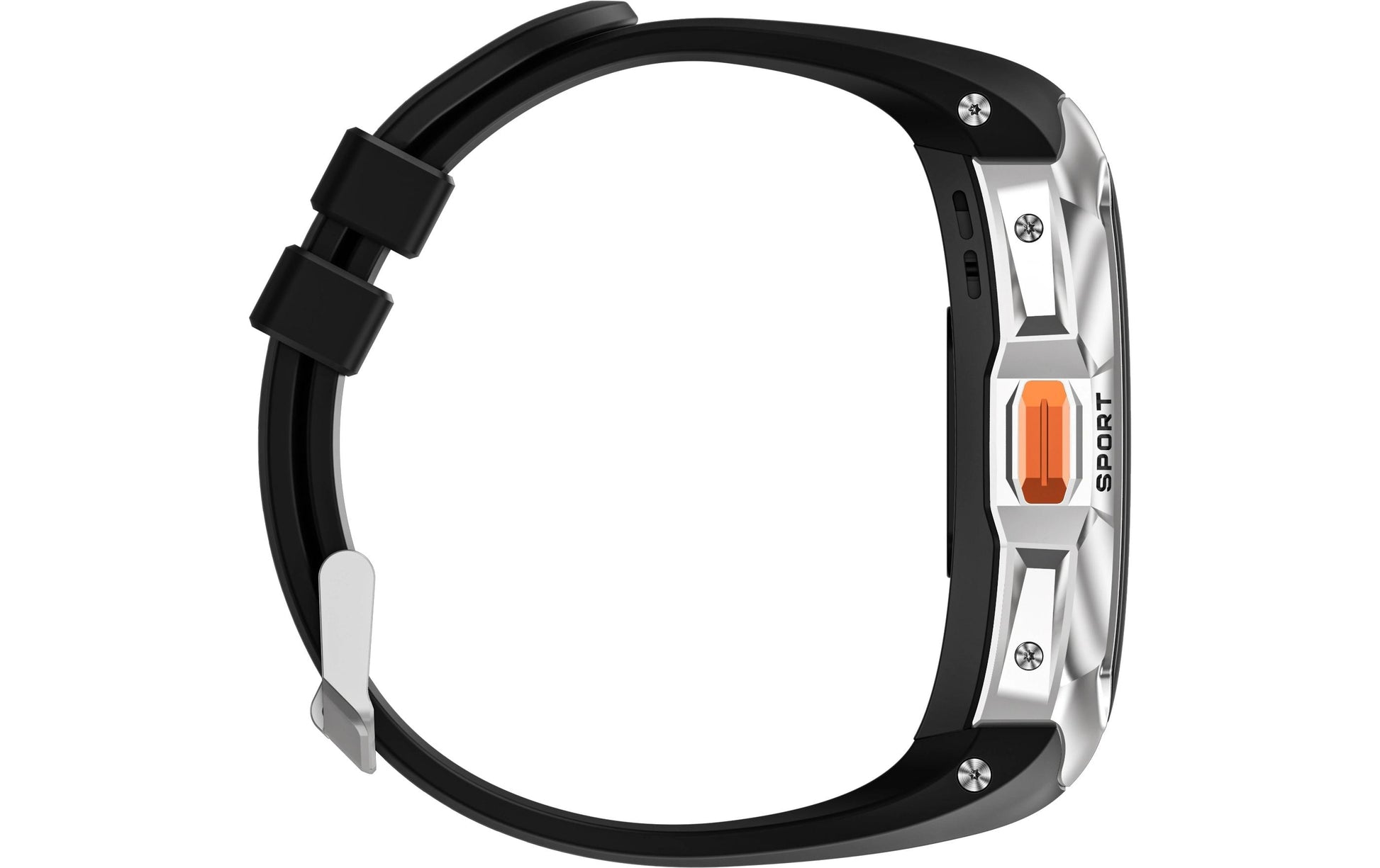 Kospet Tank X2 Ultra – Tauchcomputer-Smartwatch – 34 mm, Bluetooth, AMOLED, IP69K, Silber, Silikon