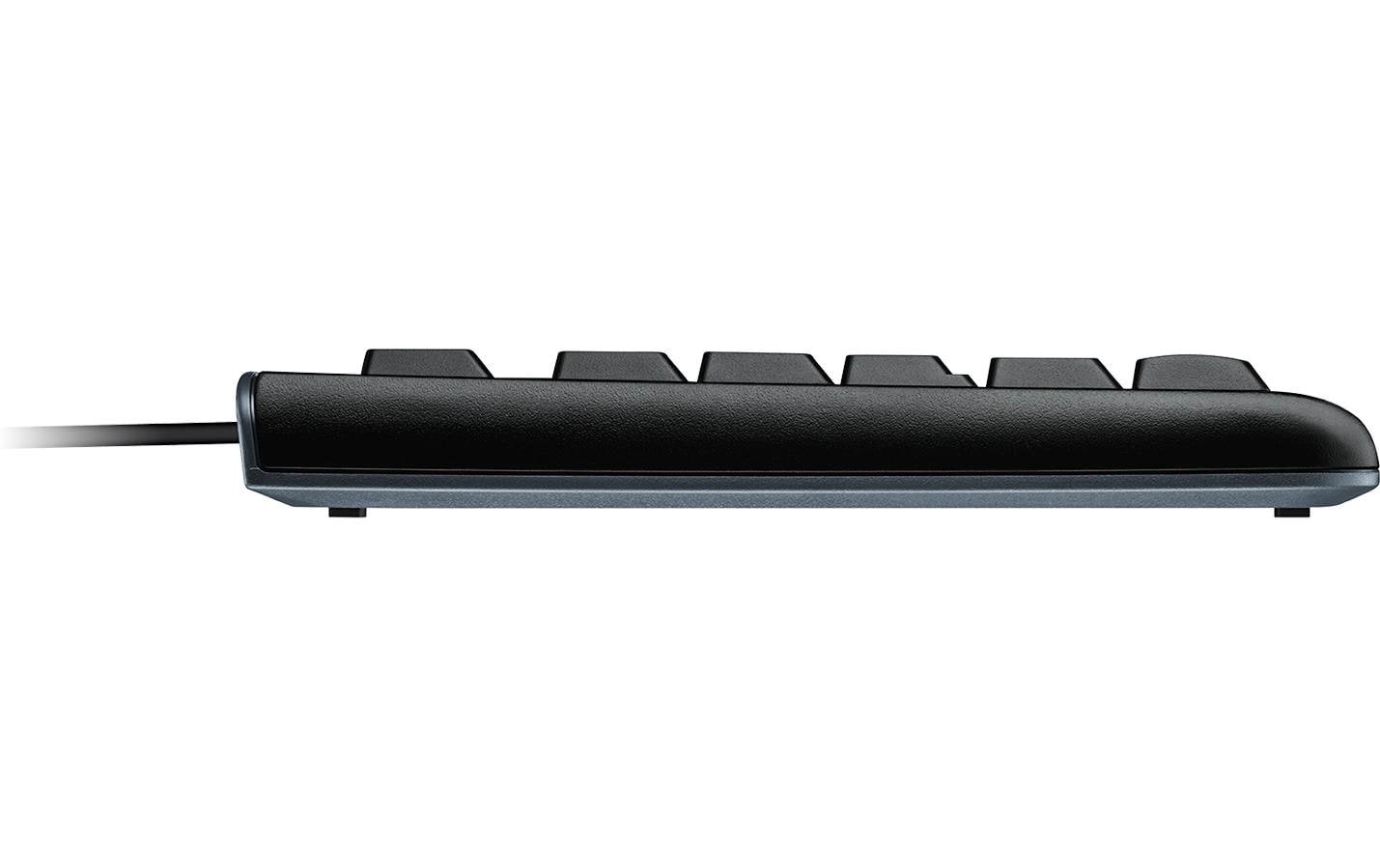 Logitech MK120 – Tastatur, kabelgebunden (USB-A), FR-Layout (FR), Fullsize (mit Ziffernblock), Schwarz