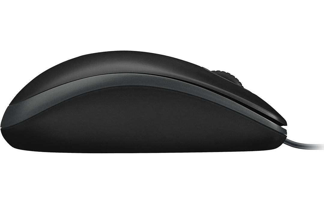 Logitech MK120 – Tastatur, kabelgebunden (USB-A), FR-Layout (FR), Fullsize (mit Ziffernblock), Schwarz