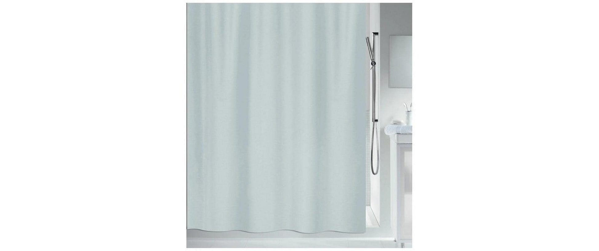 Spirella Maya Duschvorhang – 120 × 200 cm – Grau – Polyester