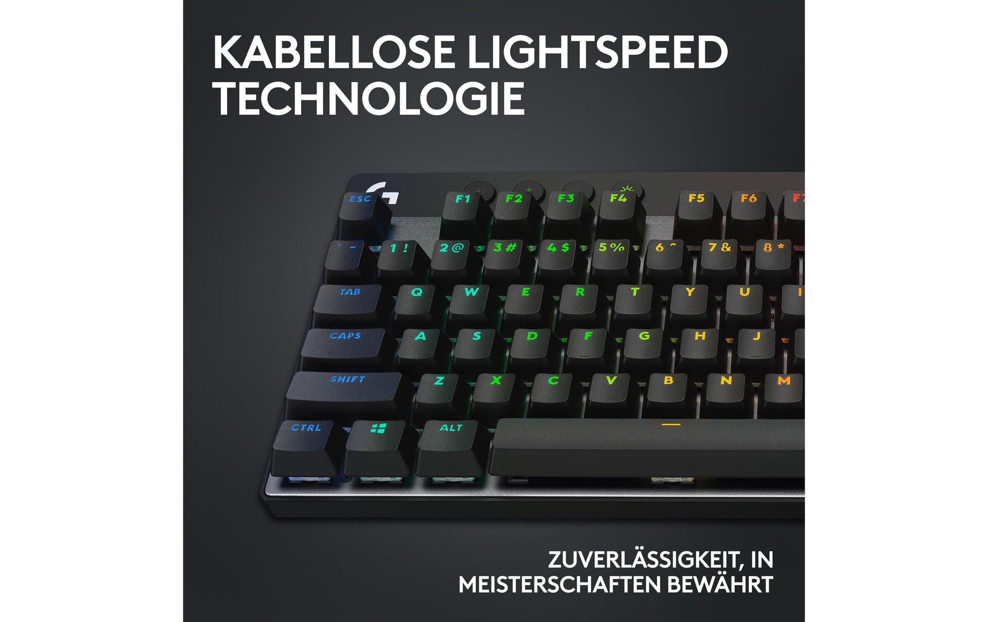 Logitech G PRO X TKL – Tastatur – Mechanisch, RGB – Bluetooth & 2,4 GHz USB-A (Empfänger) – QWERTZ (CH) – Schwarz