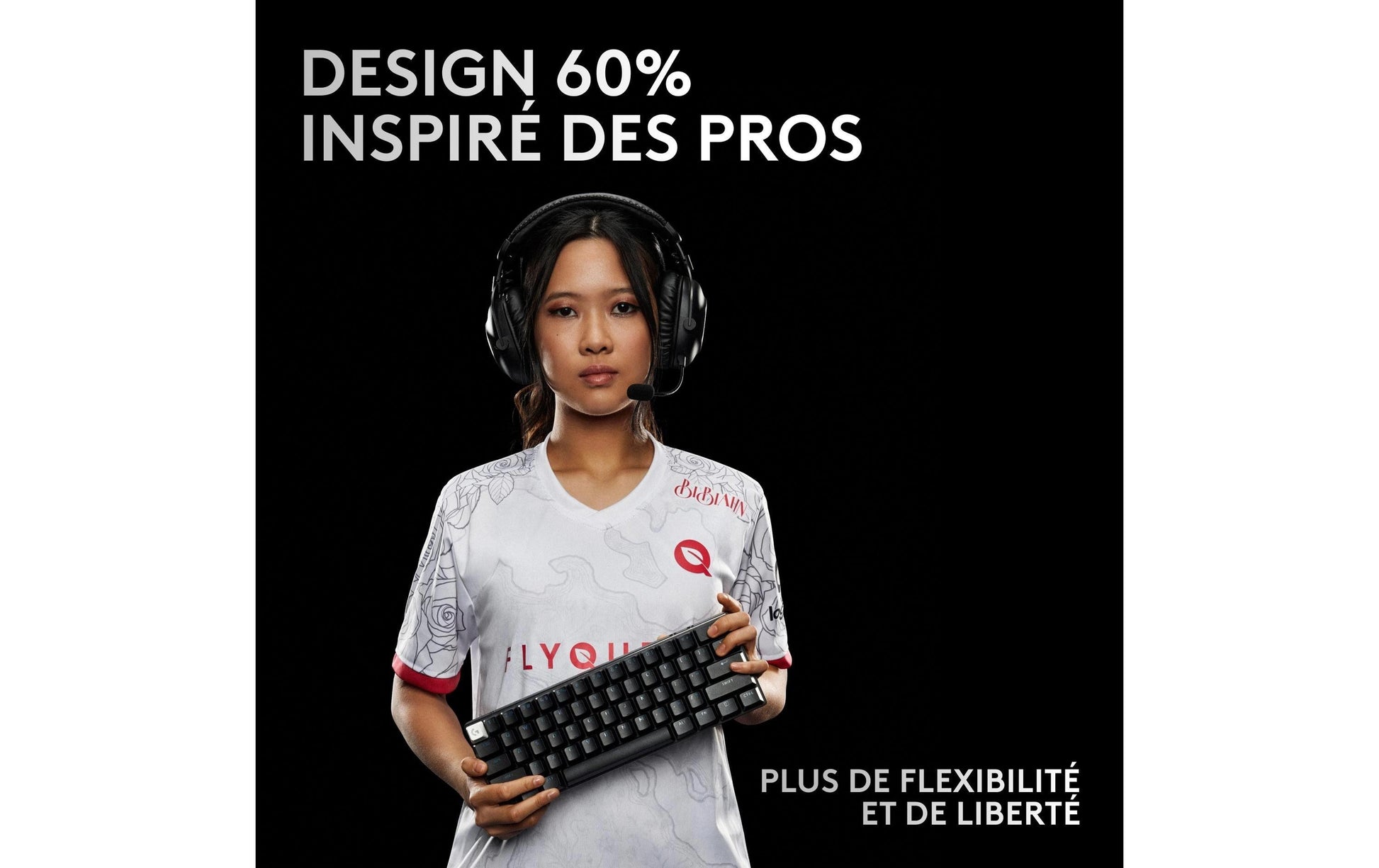 Logitech G PRO X 60 – Tastatur 60% – Mechanisch – Bluetooth & 2,4 GHz – QWERTZ (CH) – RGB – Schwarz