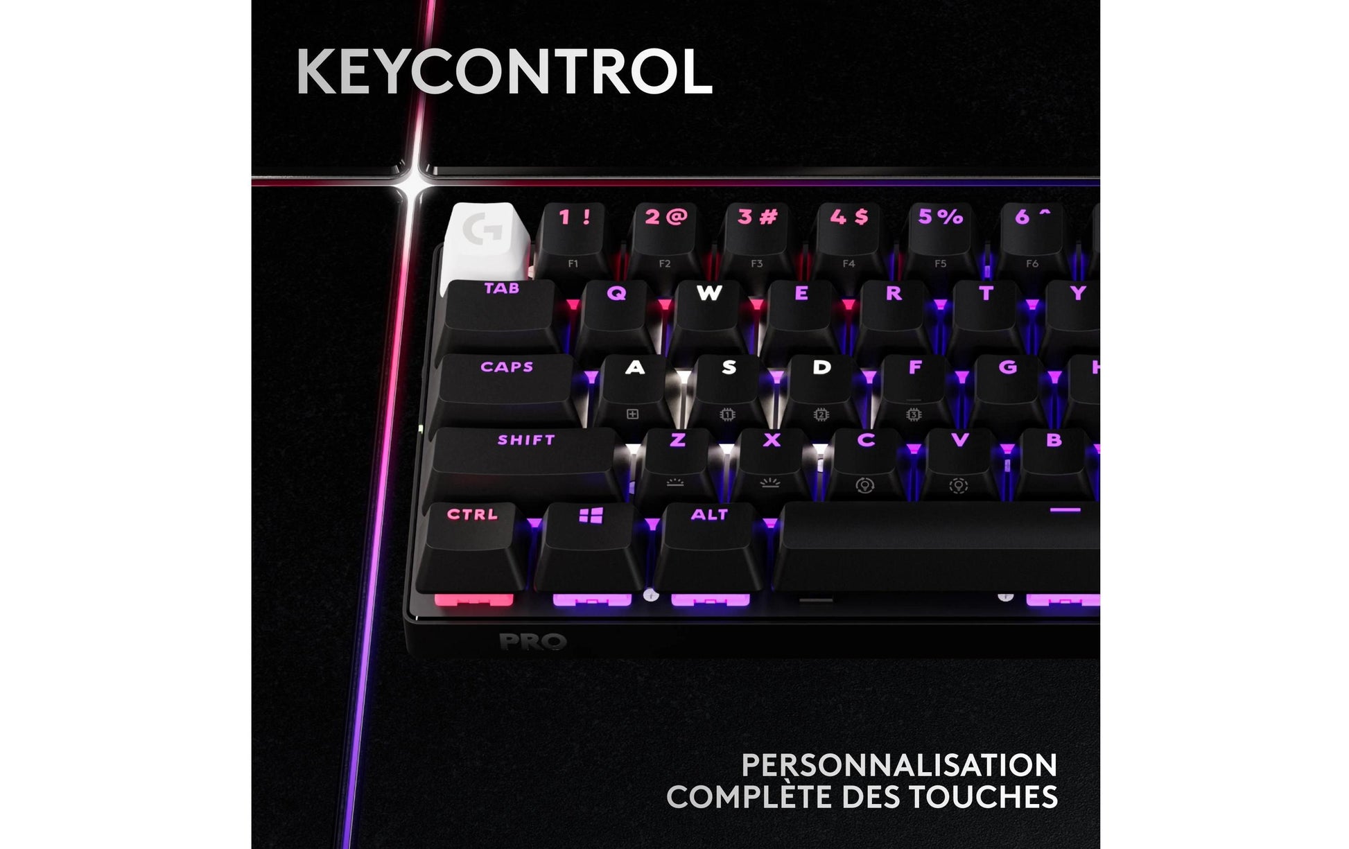 Logitech G PRO X 60 – Tastatur 60% – Mechanisch – Bluetooth & 2,4 GHz – QWERTZ (CH) – RGB – Schwarz