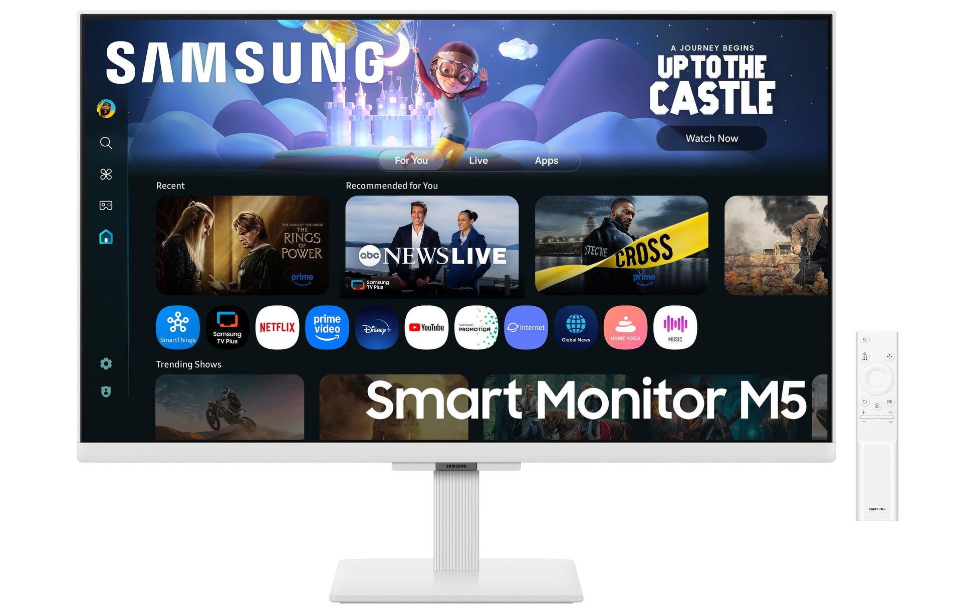 Samsung M50F – Monitor, 1920 × 1080 (Full HD), Weiss