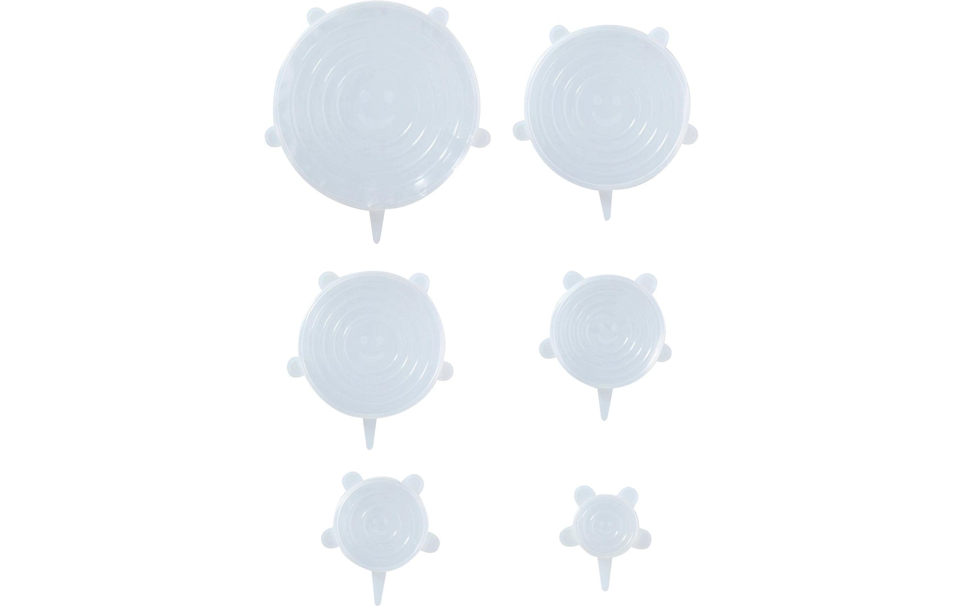 Alpina Deckel 6 Stk., Silikon, Ø 6 × 0,1 cm, Transparent