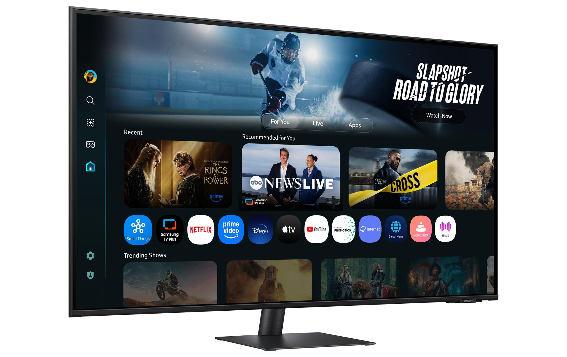 Samsung M70F – Monitor, 3840 × 2160 (UHD 4K), HDR10, KI-Bild