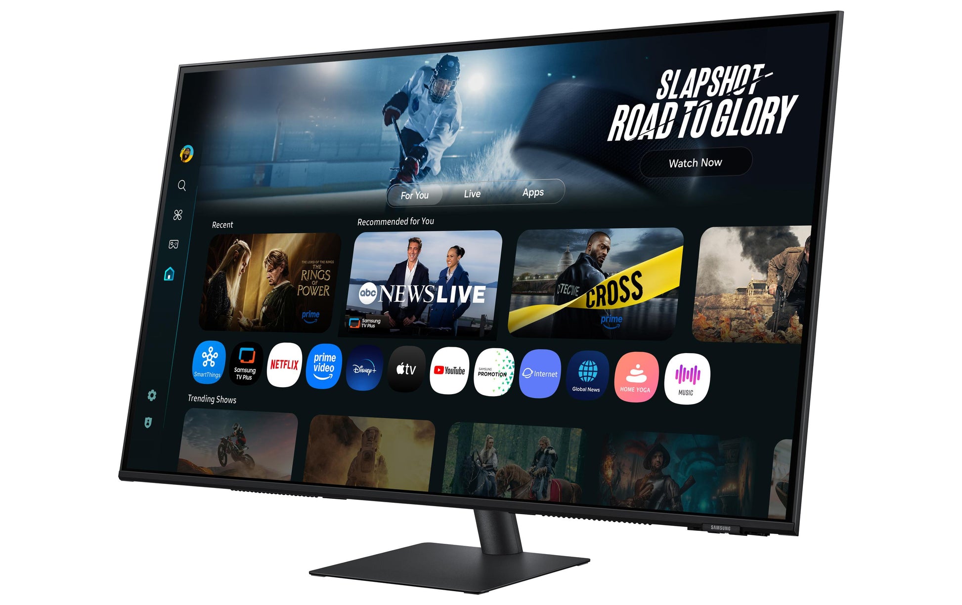 Samsung M70F – Monitor, 3840 × 2160 (UHD 4K), HDR10, KI-Bild