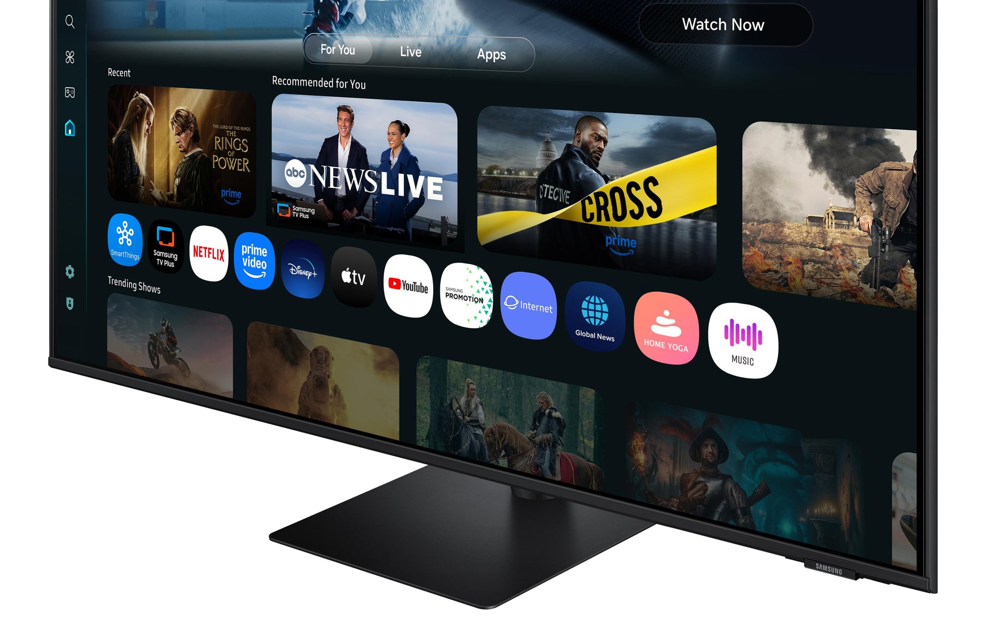 Samsung M70F – Monitor, 3840 × 2160 (UHD 4K), HDR10, KI-Bild