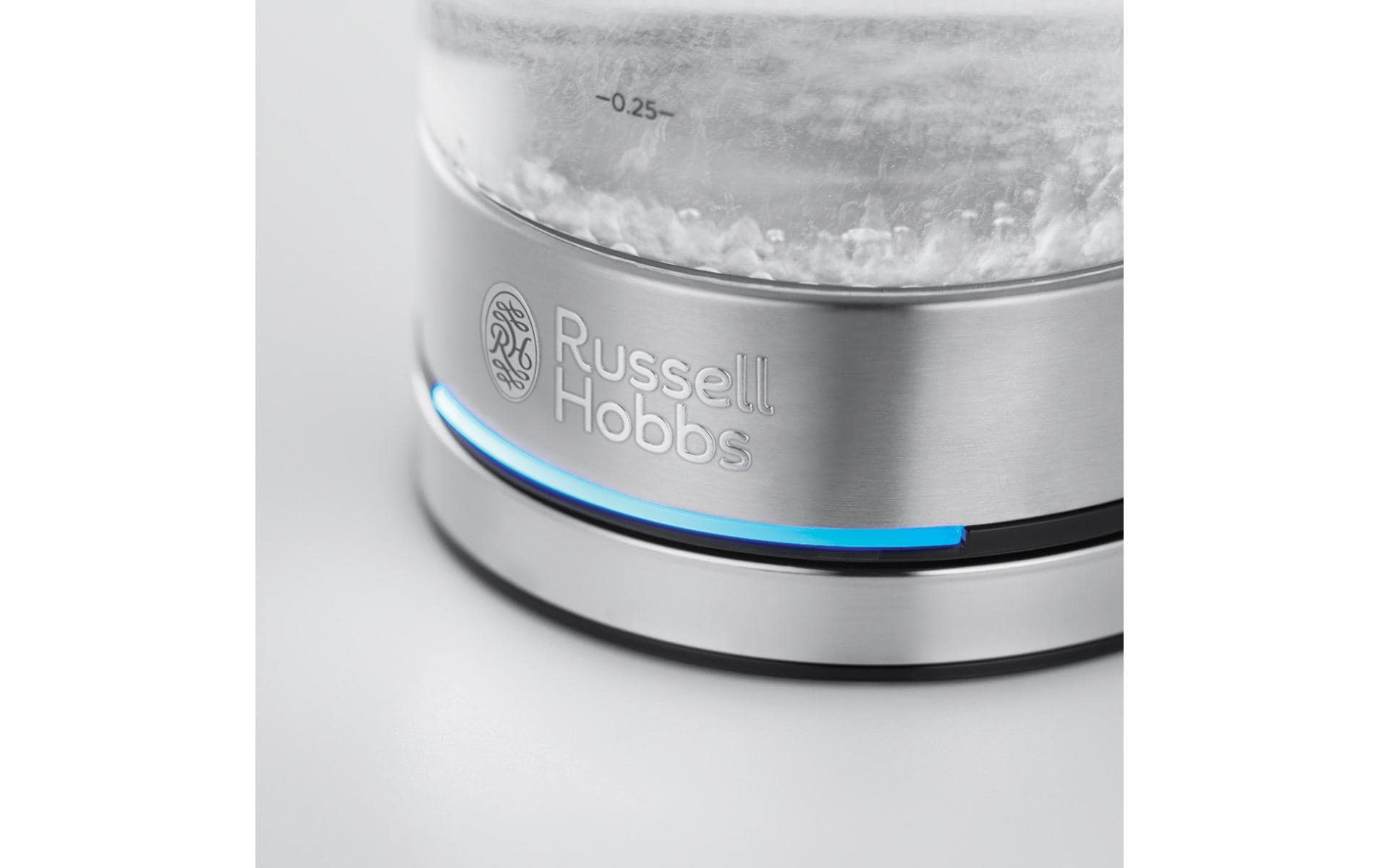 Russell Hobbs Wasserkocher – 0,8 l, Glas/Edelstahl, 24191-70
