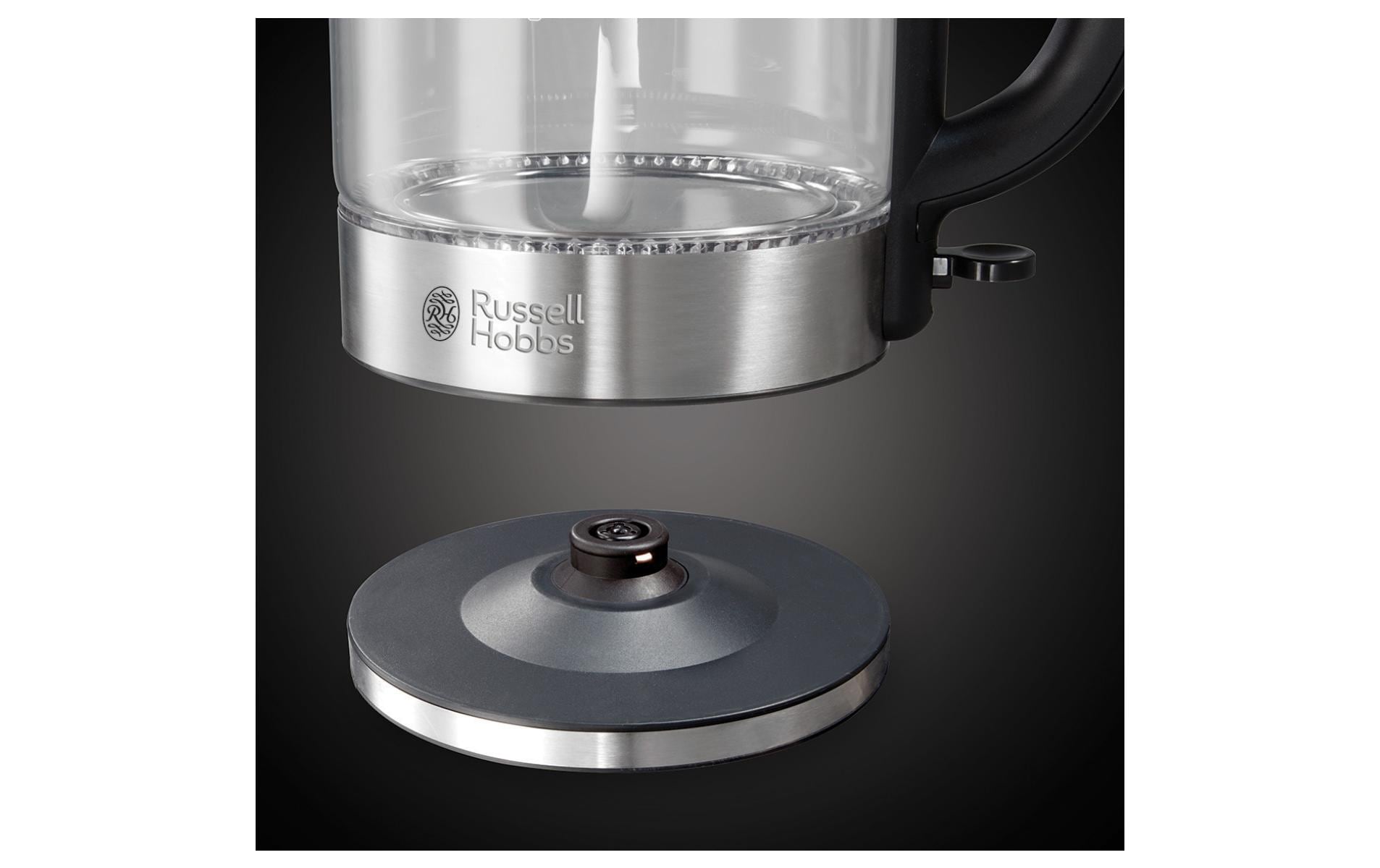 Russell Hobbs Wasserkocher – 1,7 l, Edelstahl/Glas, 21600-57