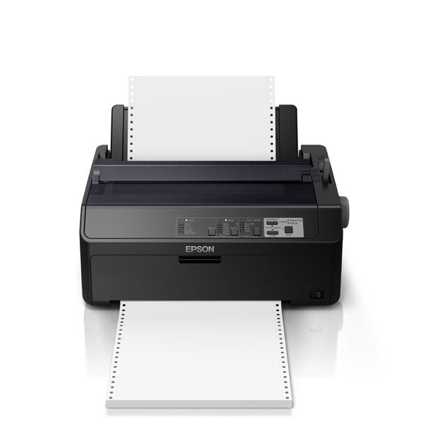 Epson FX890II Nadeldrucker – 80 mm, 9-Nadel, USB, Parallel, 198-264 V AC, schwarz