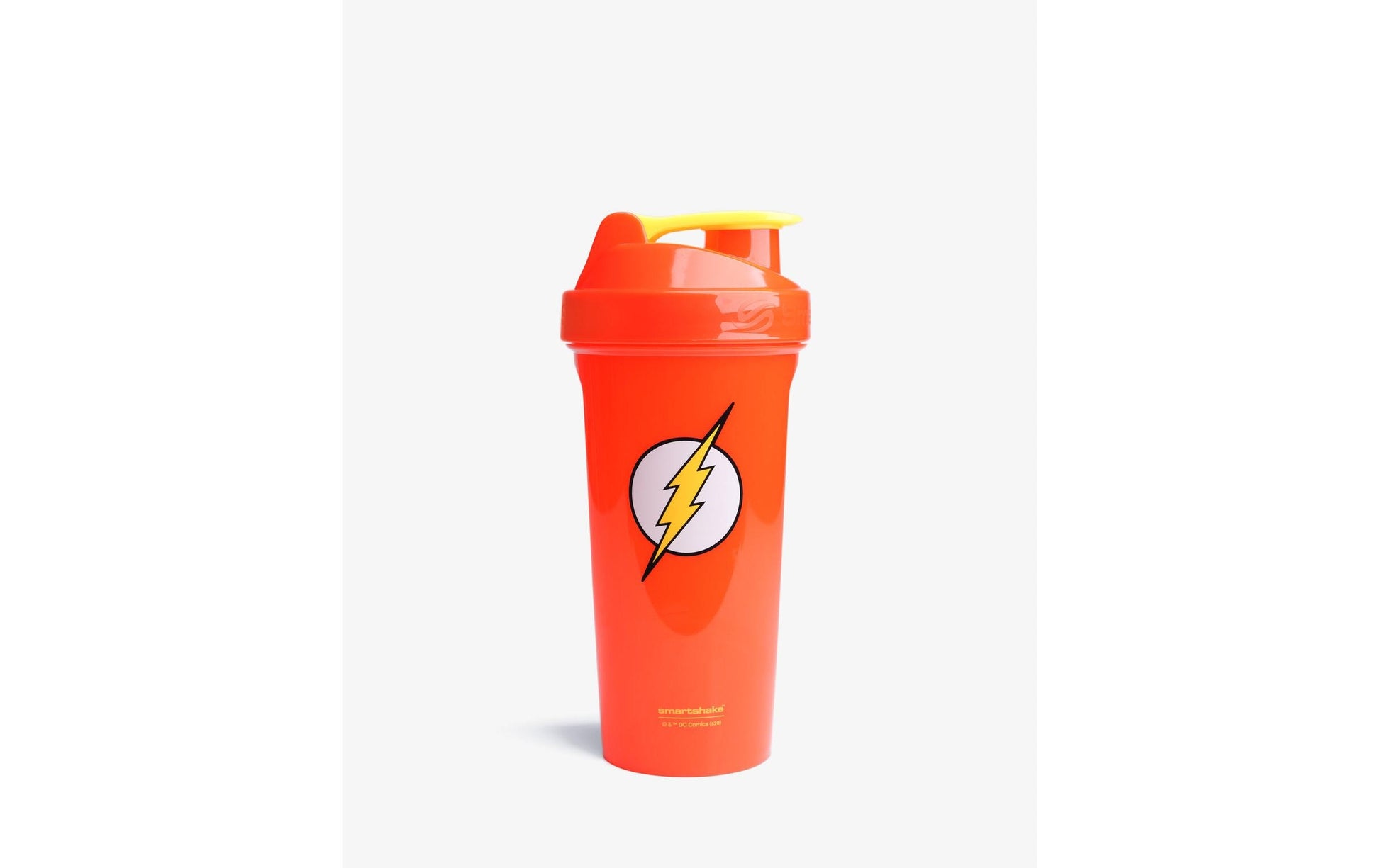 Smartshake Lite The Flash Trinkflasche 800 ml – Kunststoff, Schraubdeckel, Orange