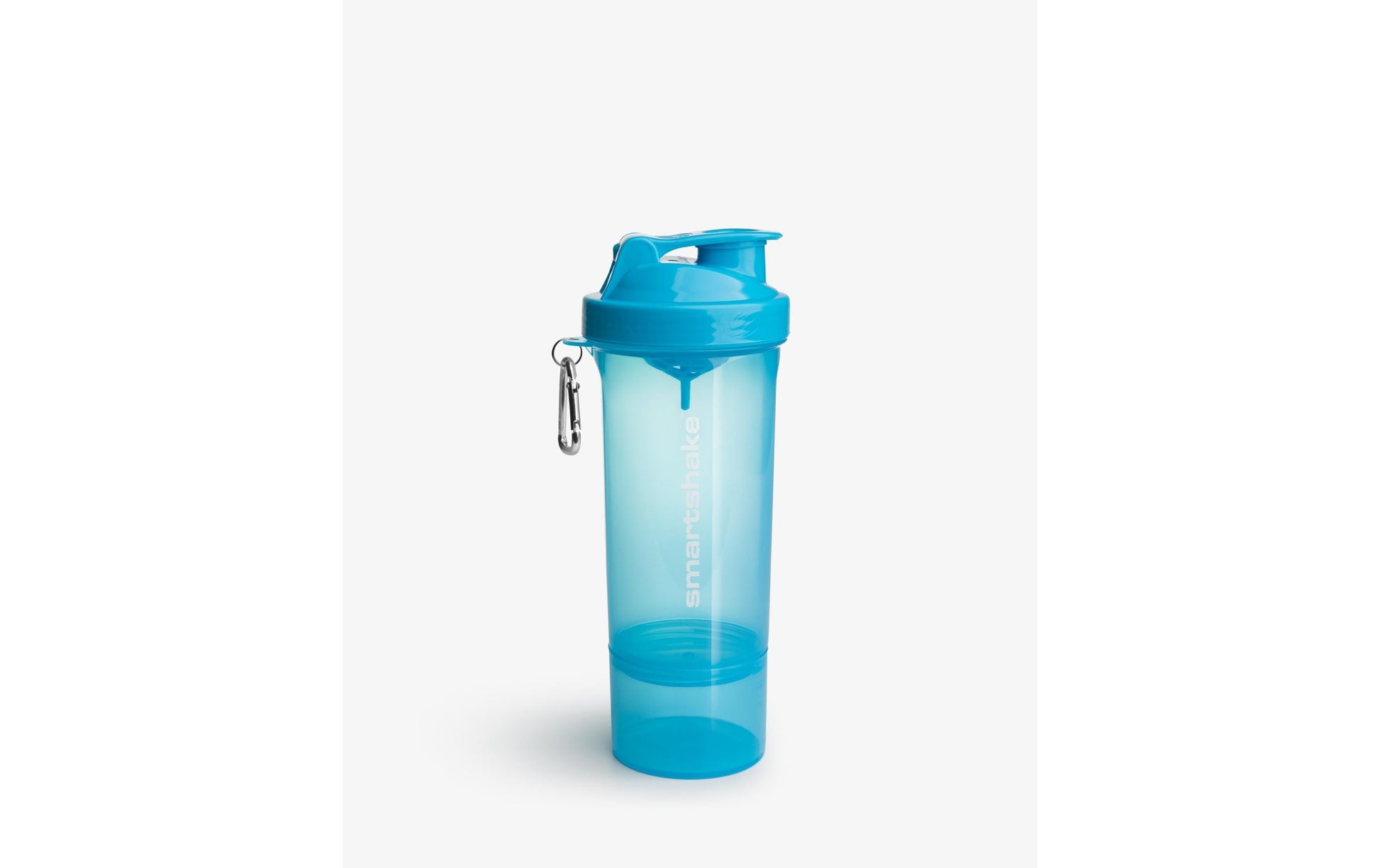 Smartshake Slim Trinkflasche 500 ml – Kunststoff, Klappdeckel, Blau