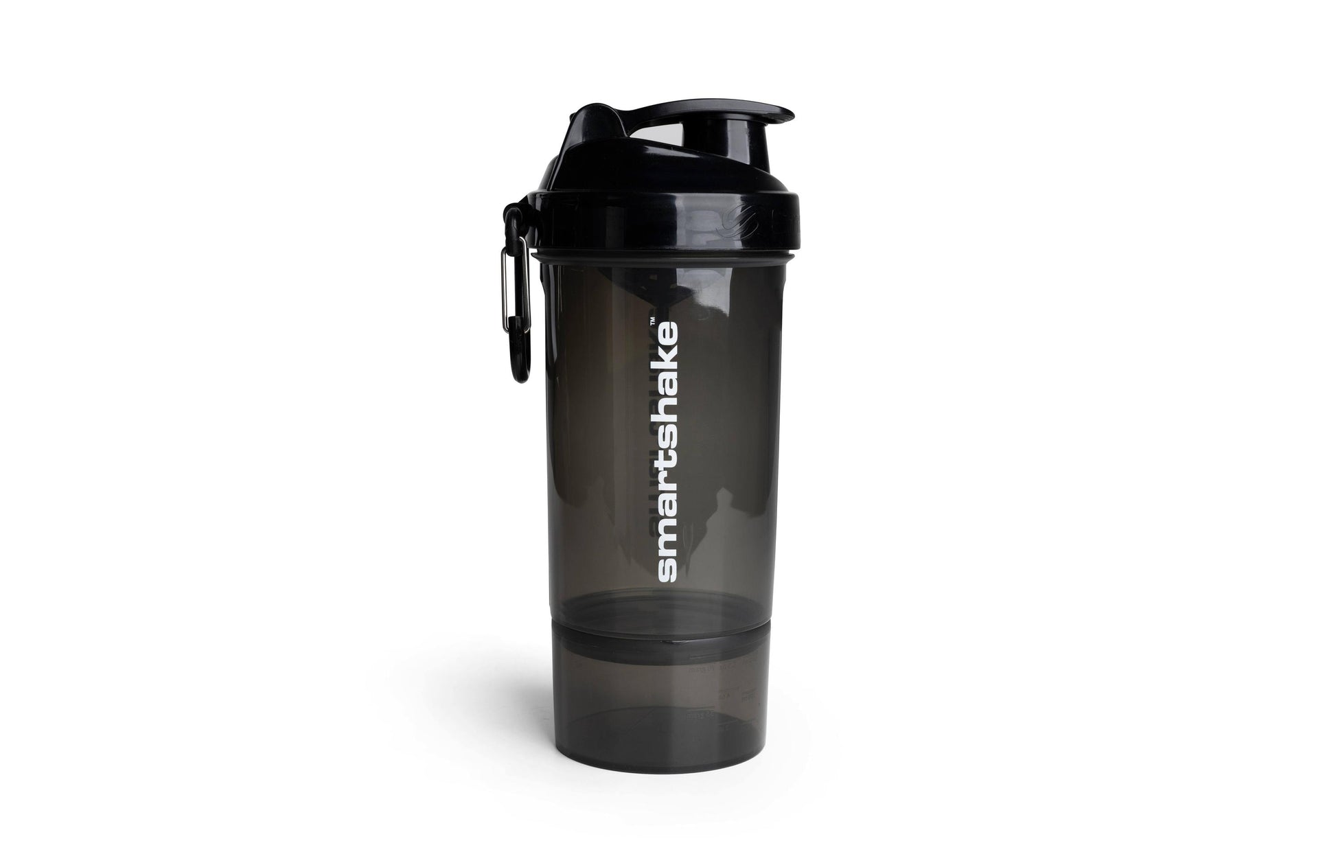 Smartshake Original2GO ONE Trinkflasche 800 ml – Kunststoff, Schraubdeckel, Schwarz