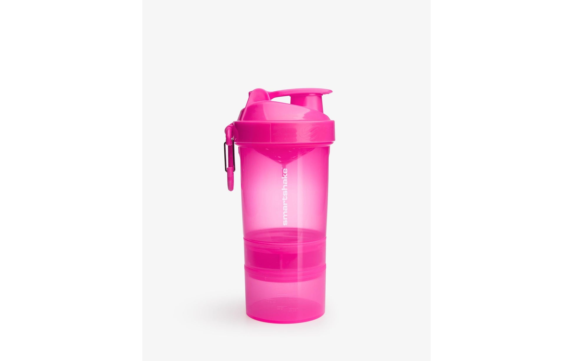 Smartshake Original2GO Trinkflasche 600 ml – Kunststoff, Klappdeckel, Pink