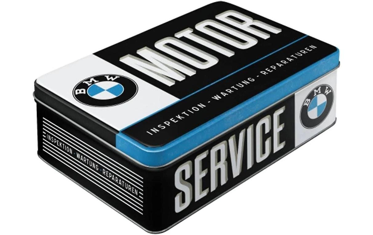 Nostalgic Art Vorratsdose 3 L, 7 × 23 × 16 cm, Metall, Schwarz/Blau