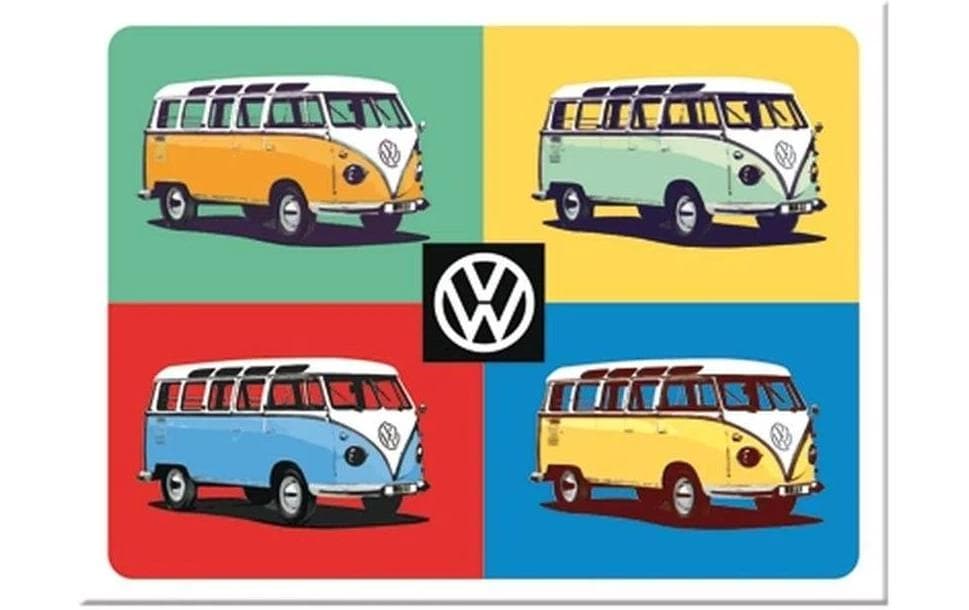 Nostalgic Art Magnet – 8 × 6 cm – Metall, mehrfarbig, 1 Stück