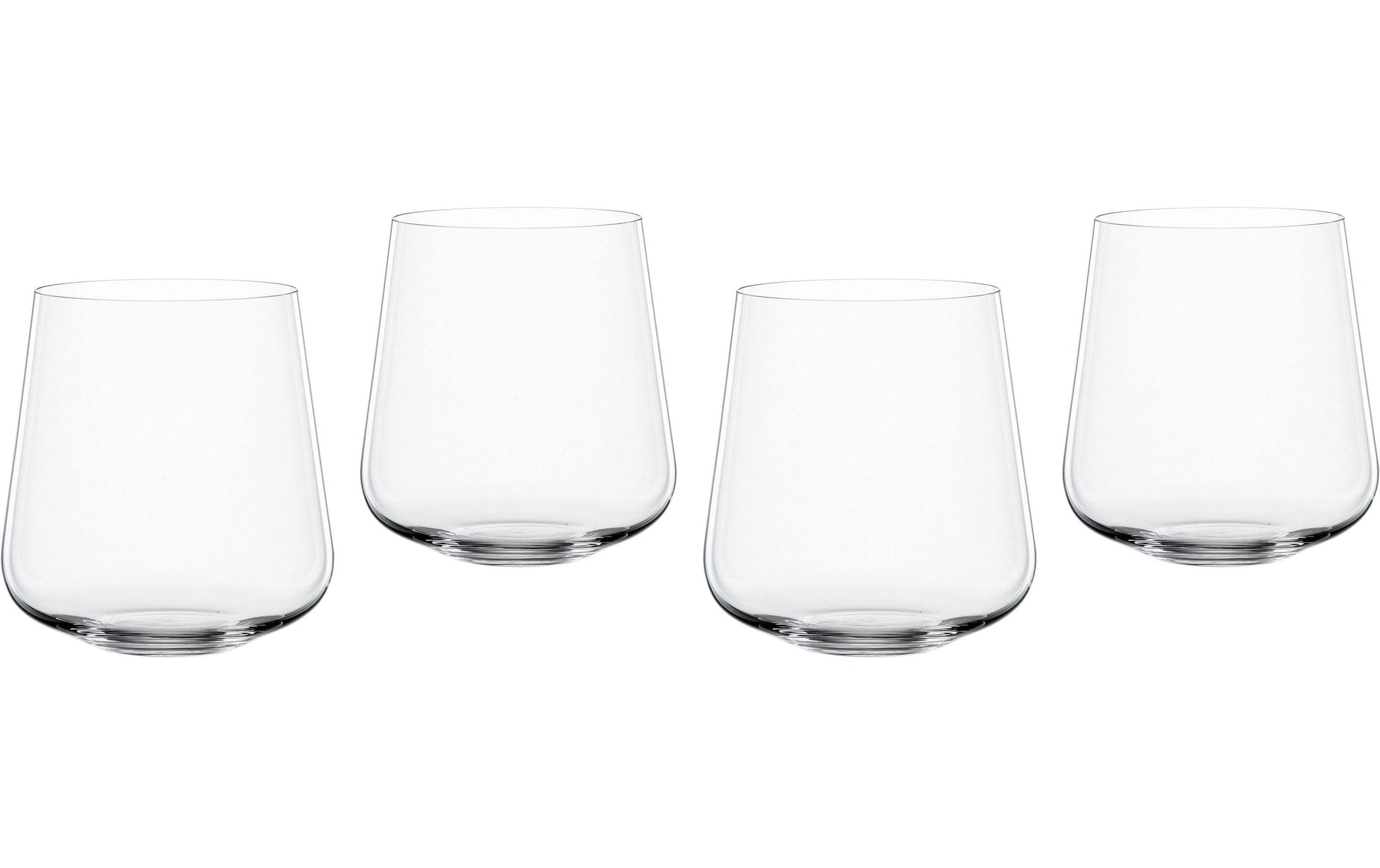 Spiegelau Trinkglas Definition – 4er Set, 430 ml, Ø 9 cm, Kristallglas, Transparent, spülmaschinenfest