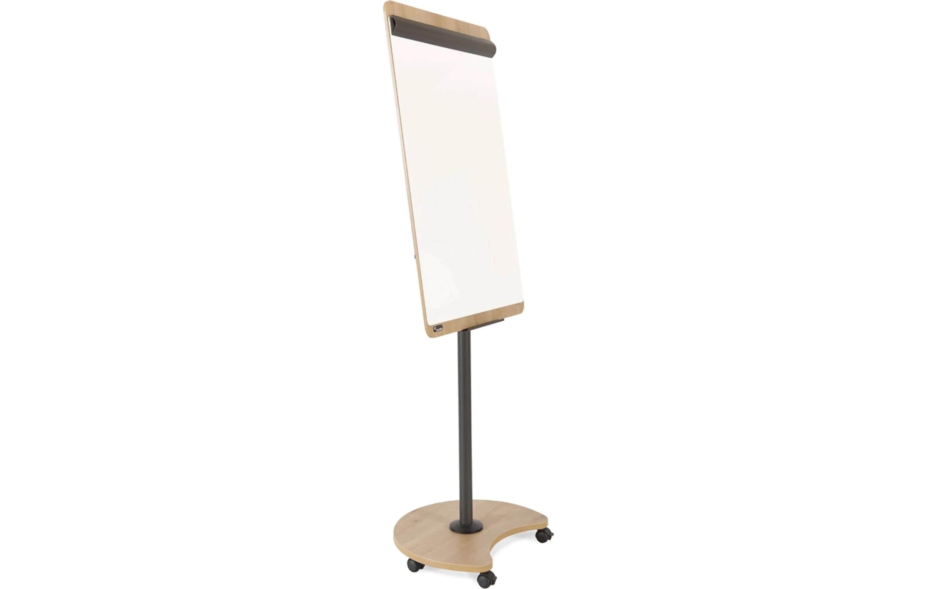 Rocada Flipchart Mobil NAT0616 – 69 × 113 cm, weiss, Melamin, Stahl