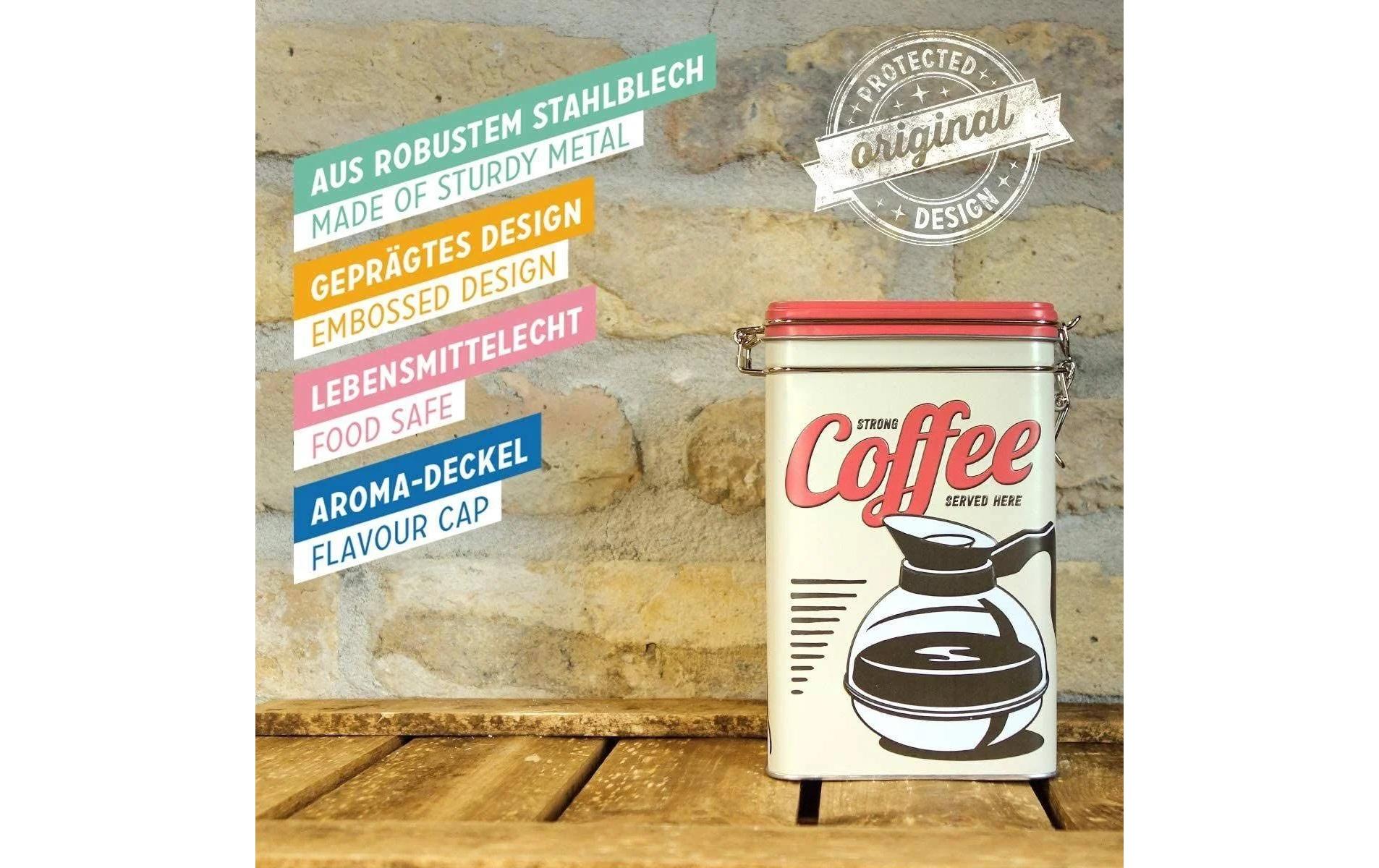 Nostalgic Art Vorratsdose 1,3 l, 7,5 × 11 × 17,5 cm, Metall, mehrfarbig