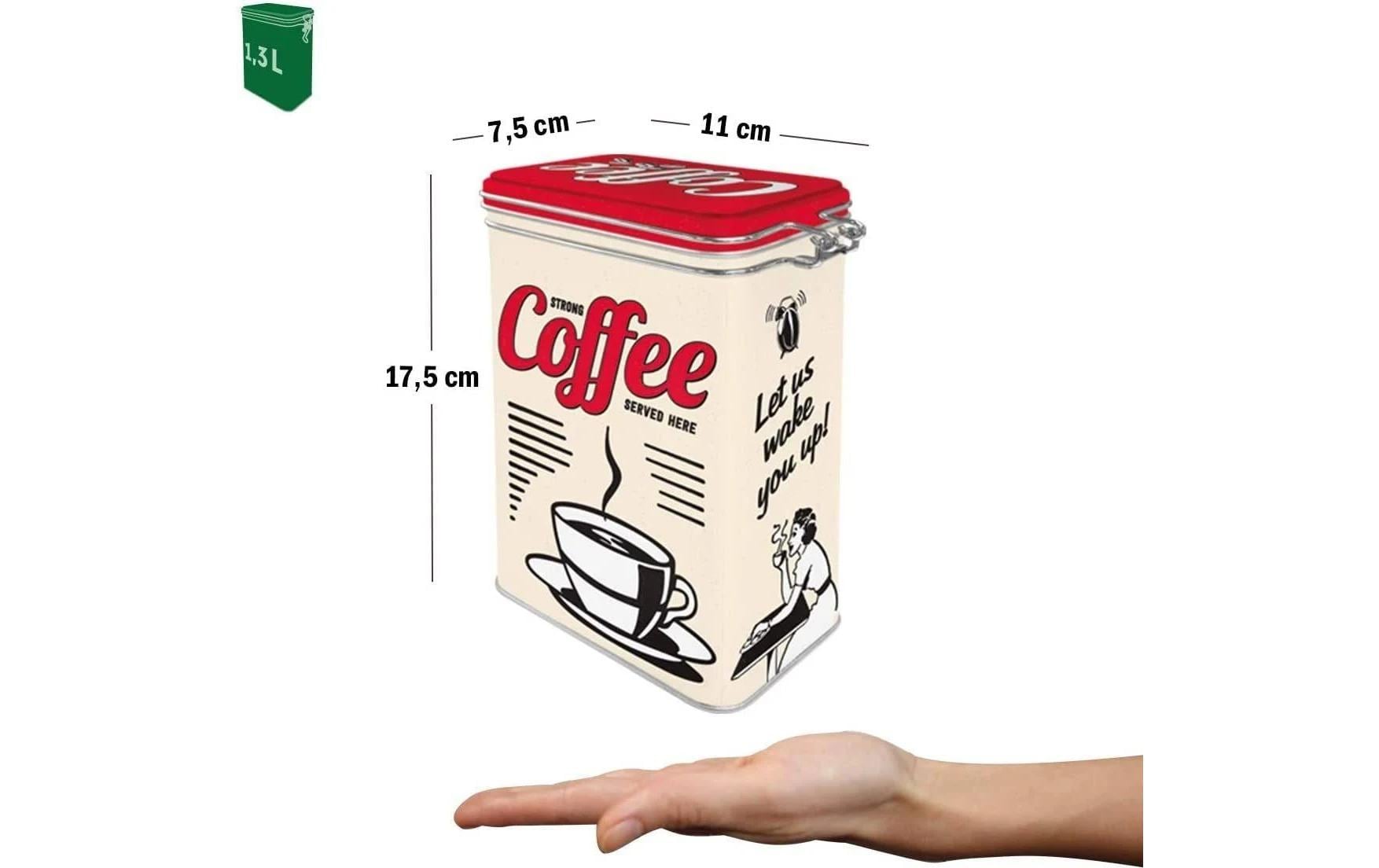Nostalgic Art Vorratsdose 1,3 l, 7,5 × 11 × 17,5 cm, Metall, mehrfarbig