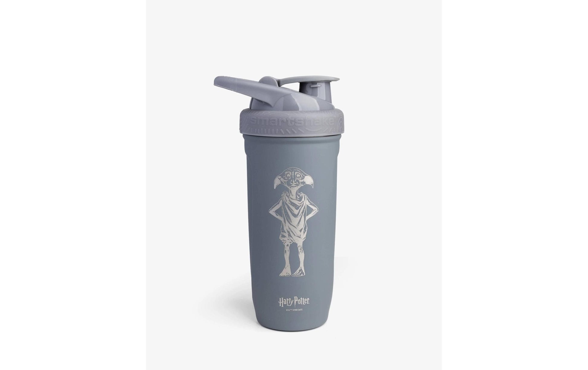Smartshake Trinkflasche Reforce Dobby – 9 dl – Edelstahl, Schraubverschluss, auslaufsicher, BPA-frei – Grau