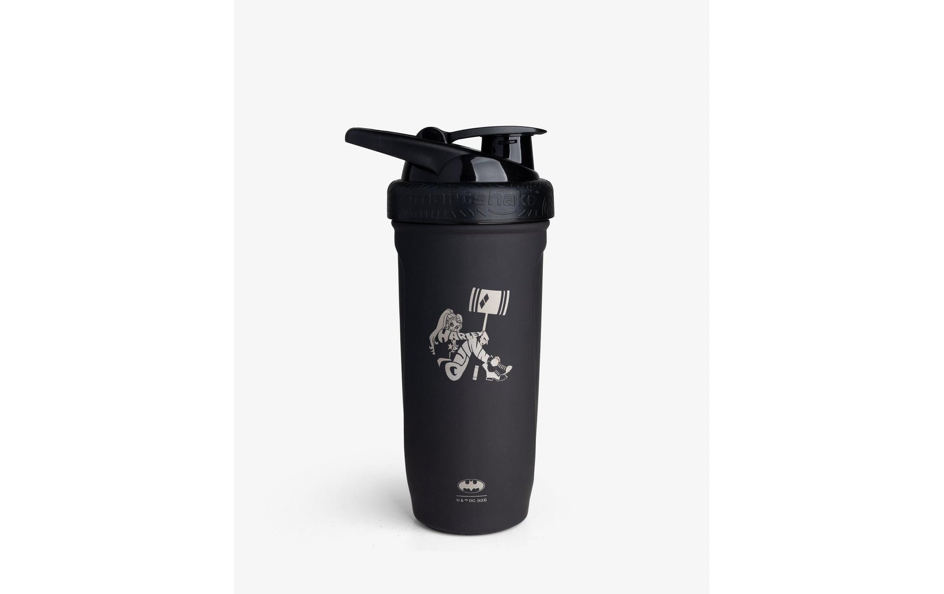 Smartshake Trinkflasche Reforce – 9 dl – Edelstahl, Schraubverschluss, auslaufsicher – Harley Quinn