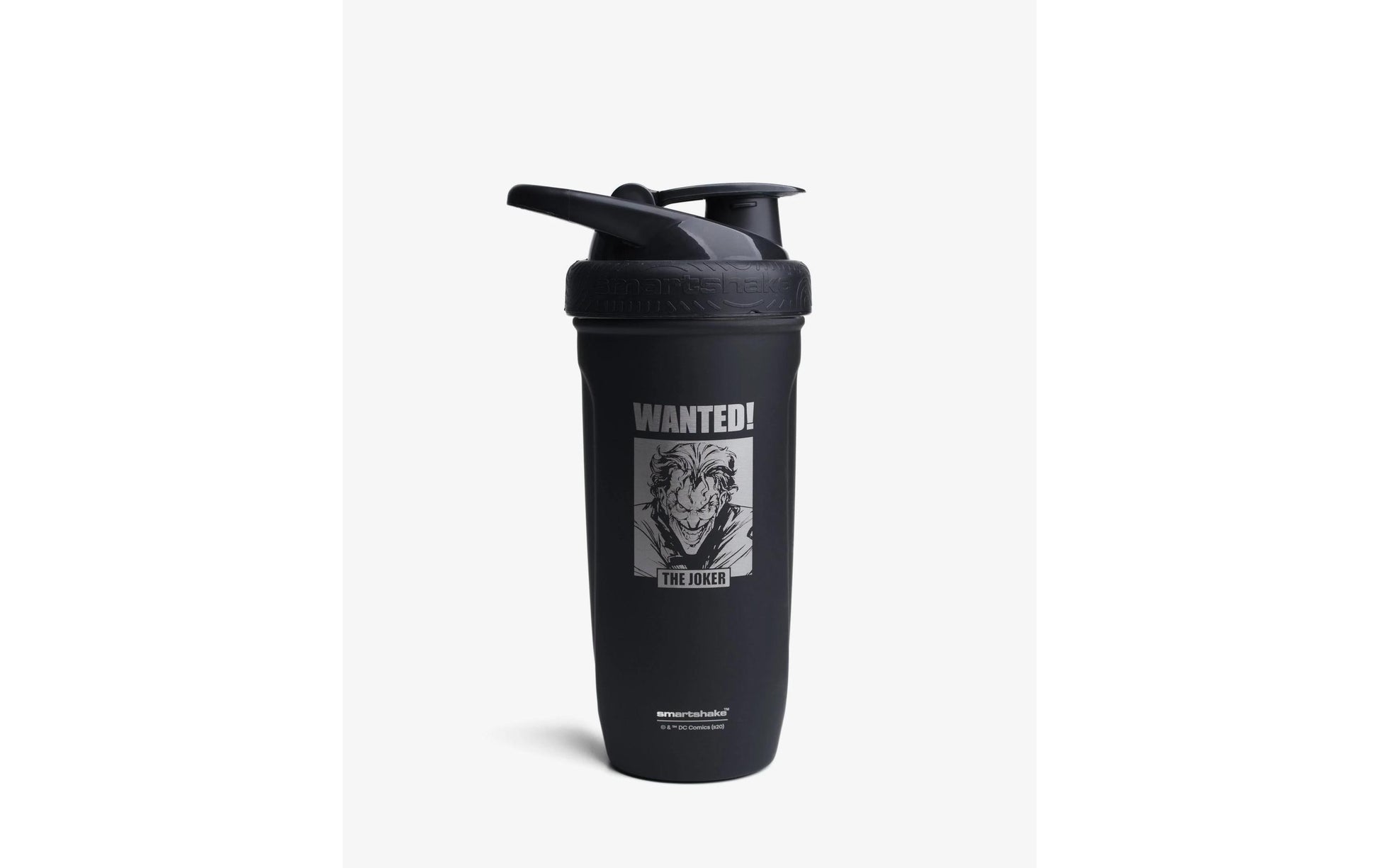 Smartshake Trinkflasche Reforce – 9 dl – Edelstahl, Sportdeckel, auslaufsicher, BPA-frei – The Joker Wanted